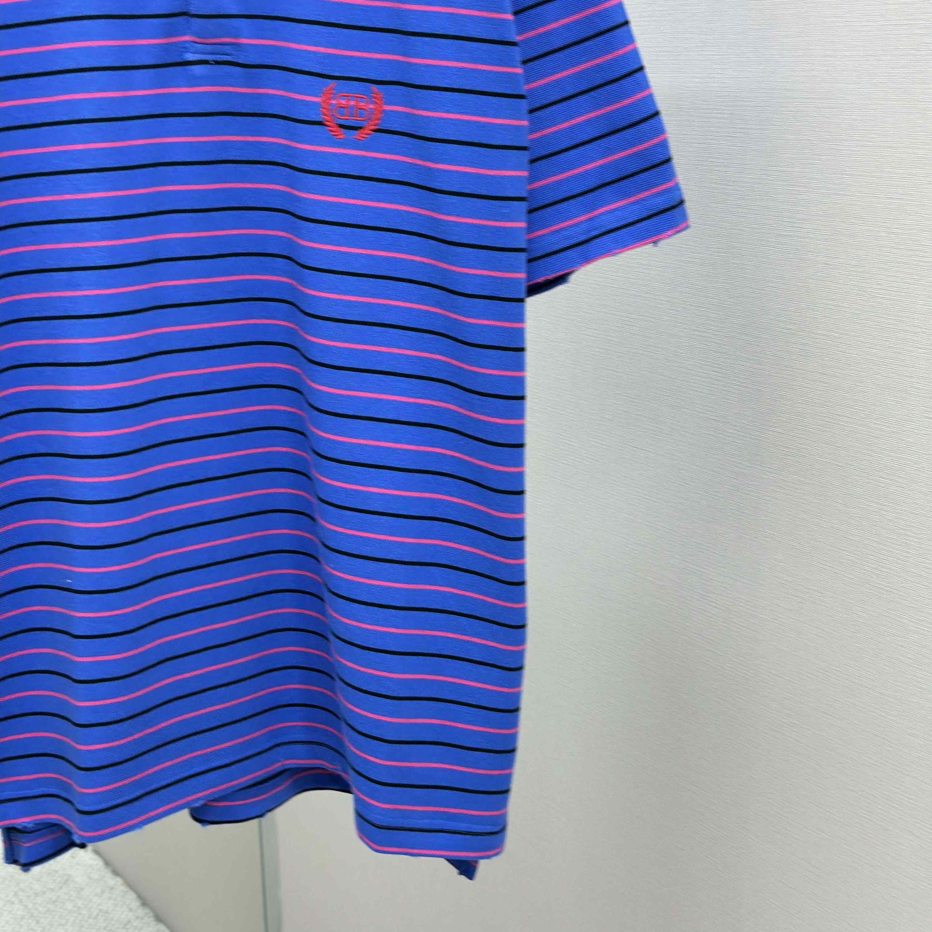 Balenciaga Striped Polo Shirt - EUR FASHION