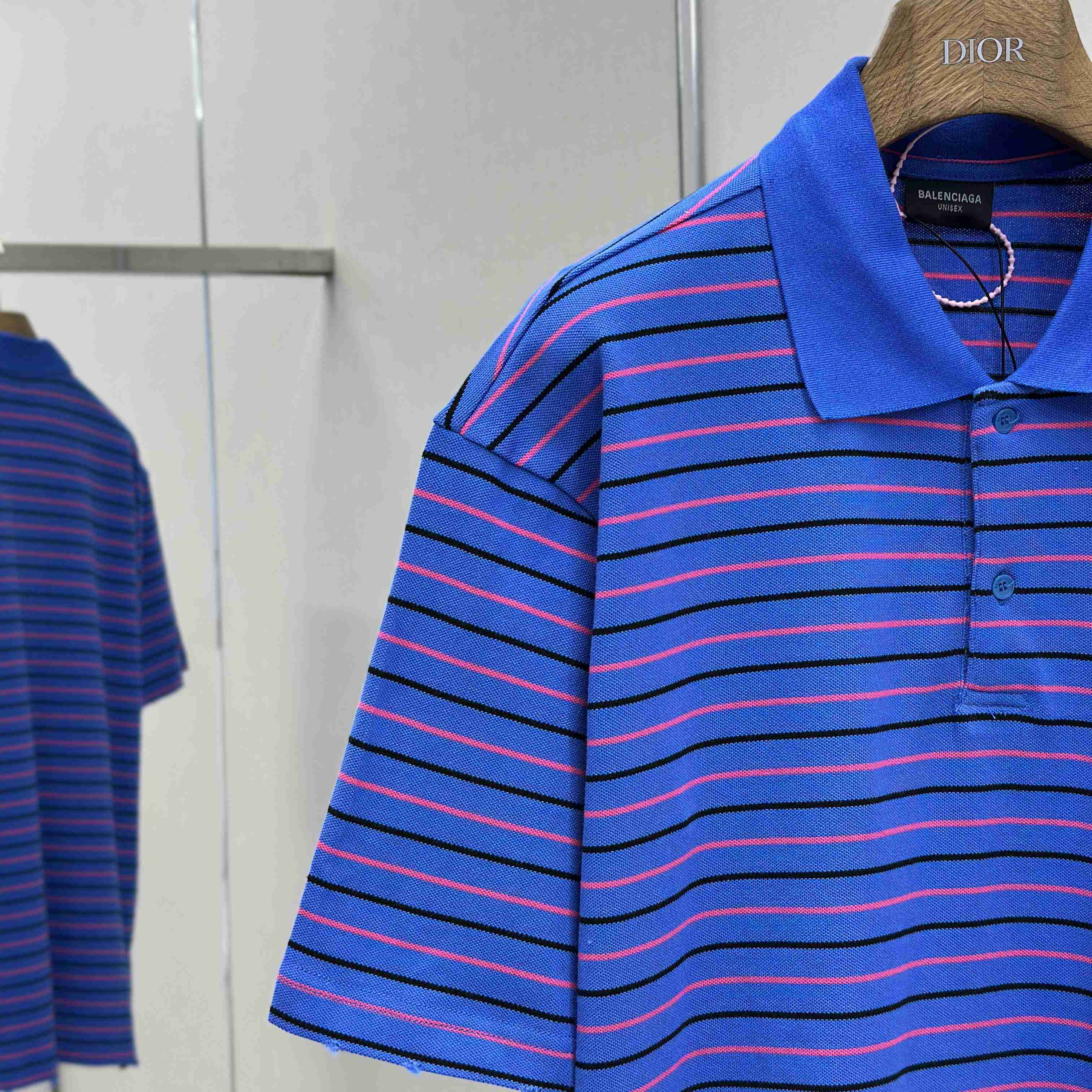 Balenciaga Striped Polo Shirt - EUR FASHION