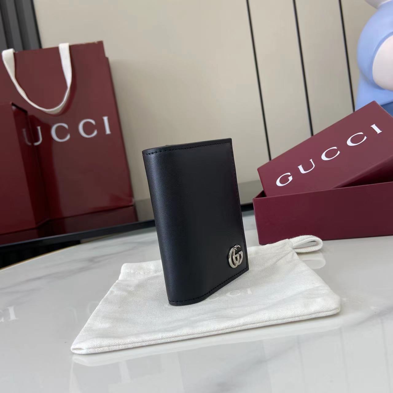 Gucci GG Marmont Bi-fold Card Case - EUR FASHION