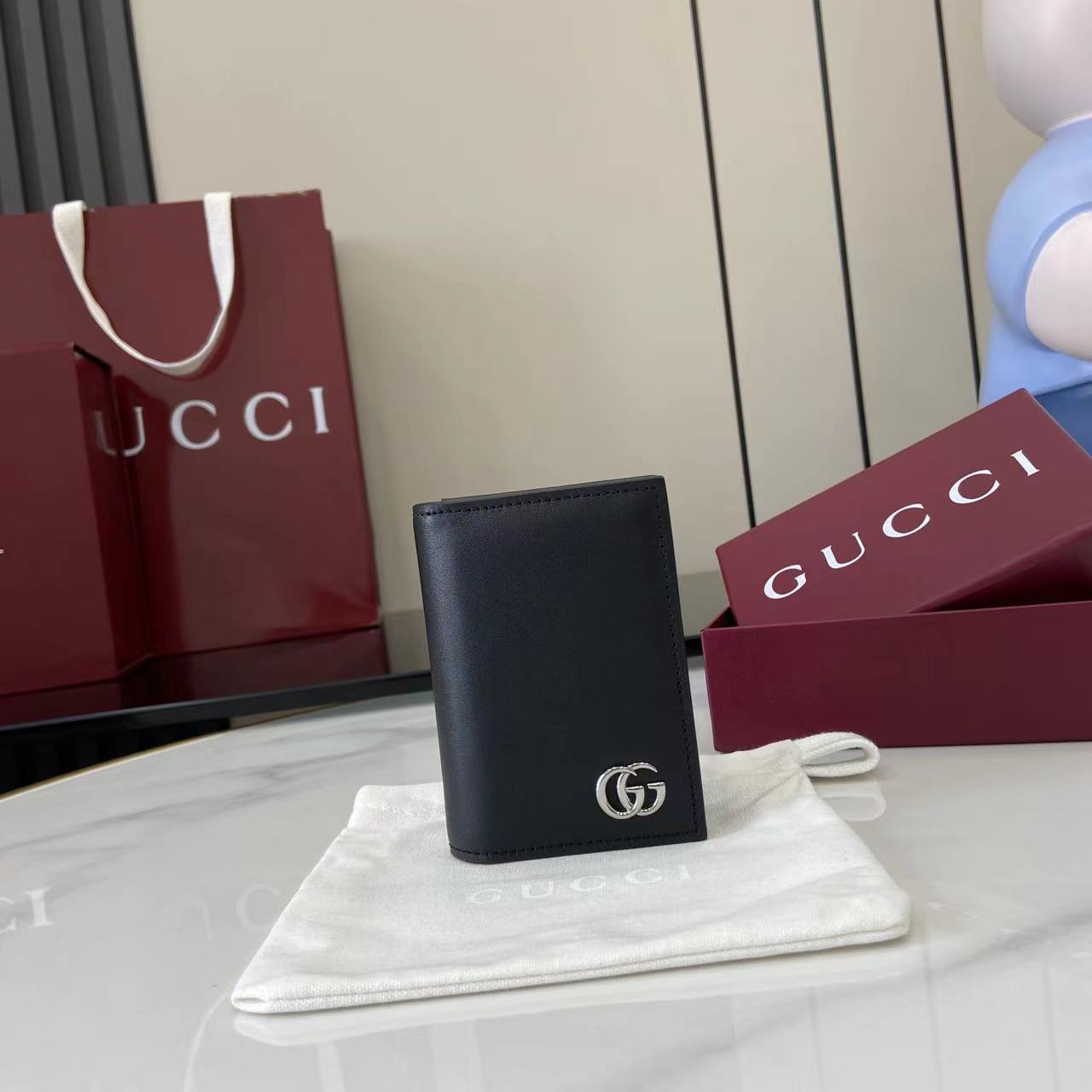 Gucci GG Marmont Bi-fold Card Case - EUR FASHION