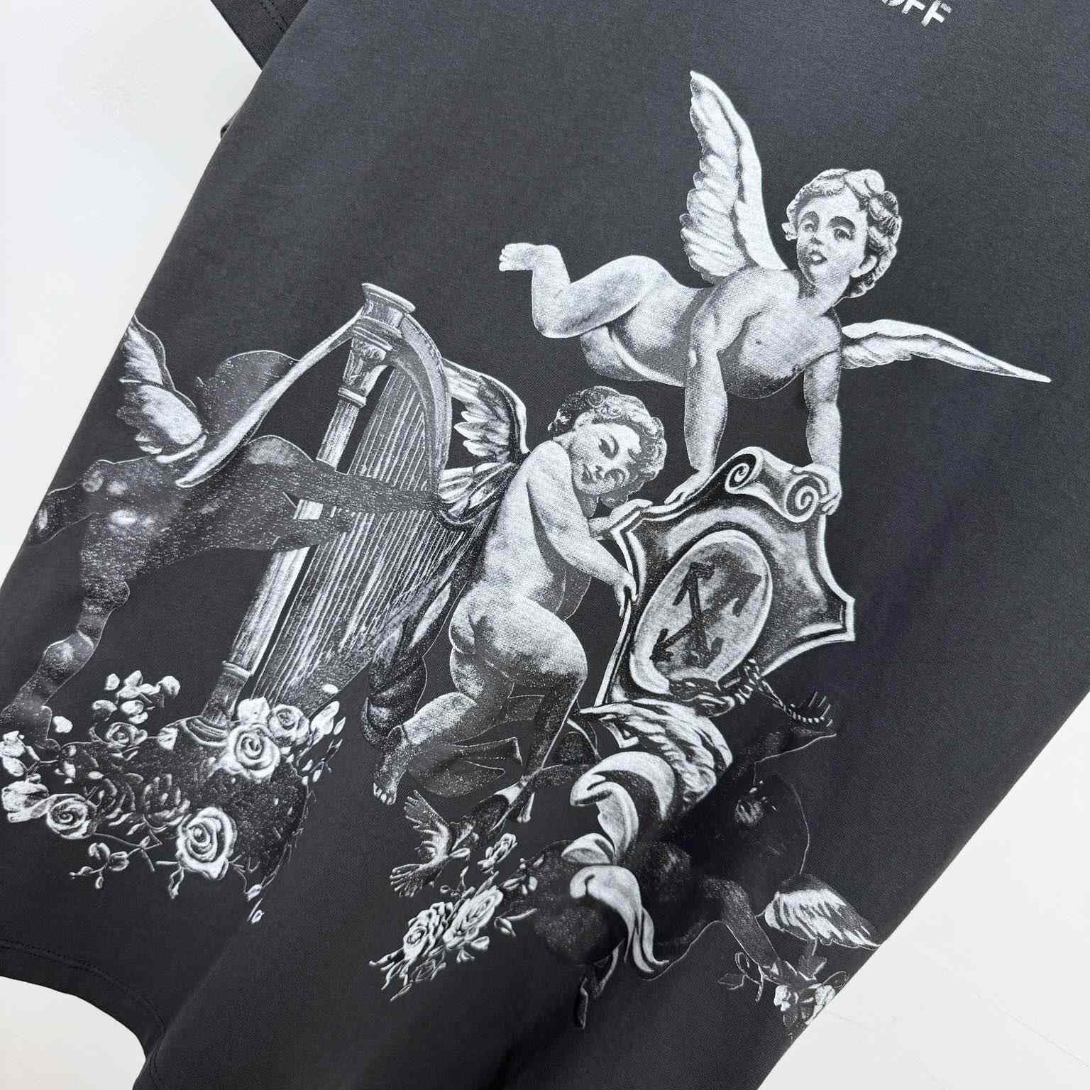Off-White Putti Skate S/S Tee Vintage Black - White - EUR FASHION