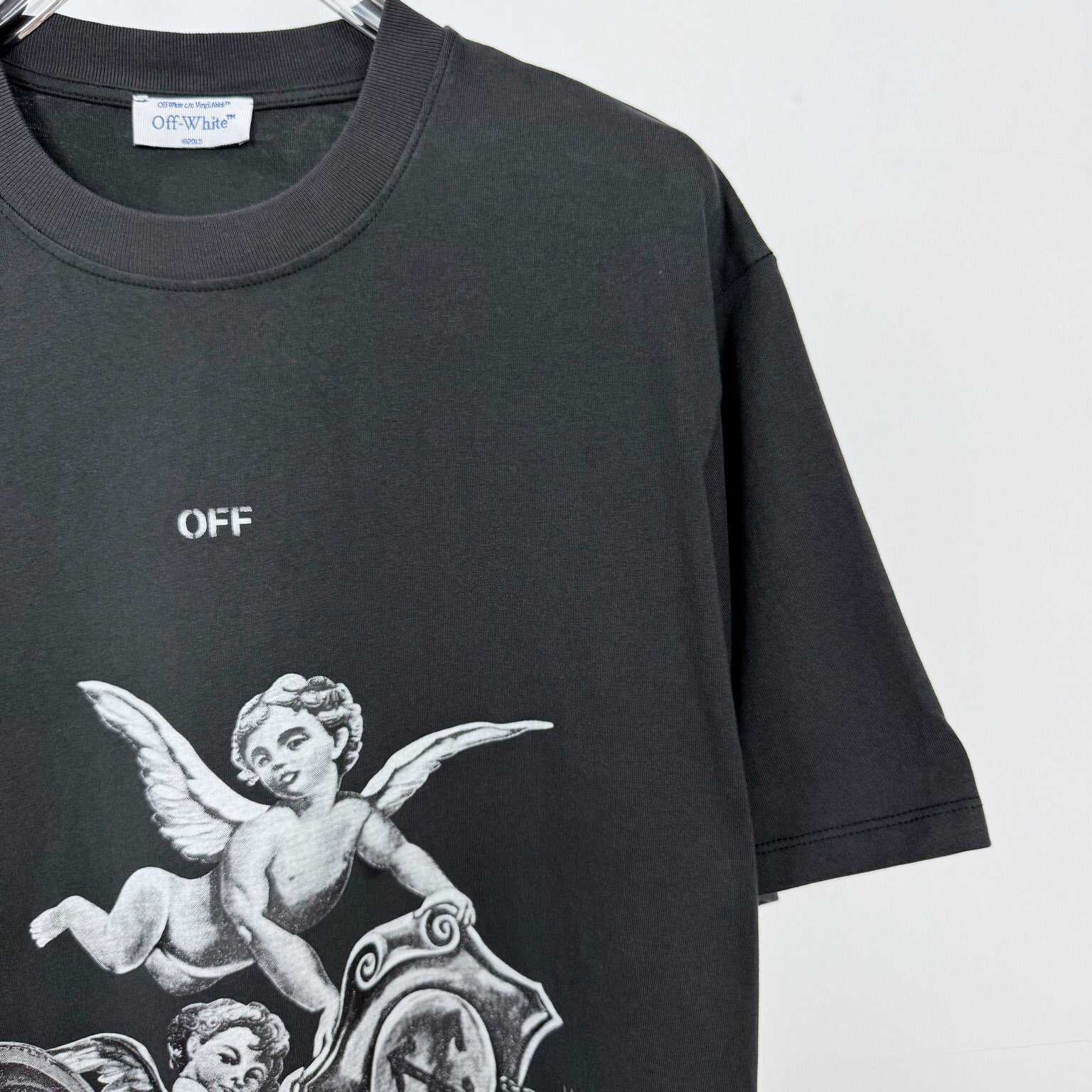 Off-White Putti Skate S/S Tee Vintage Black - White - EUR FASHION