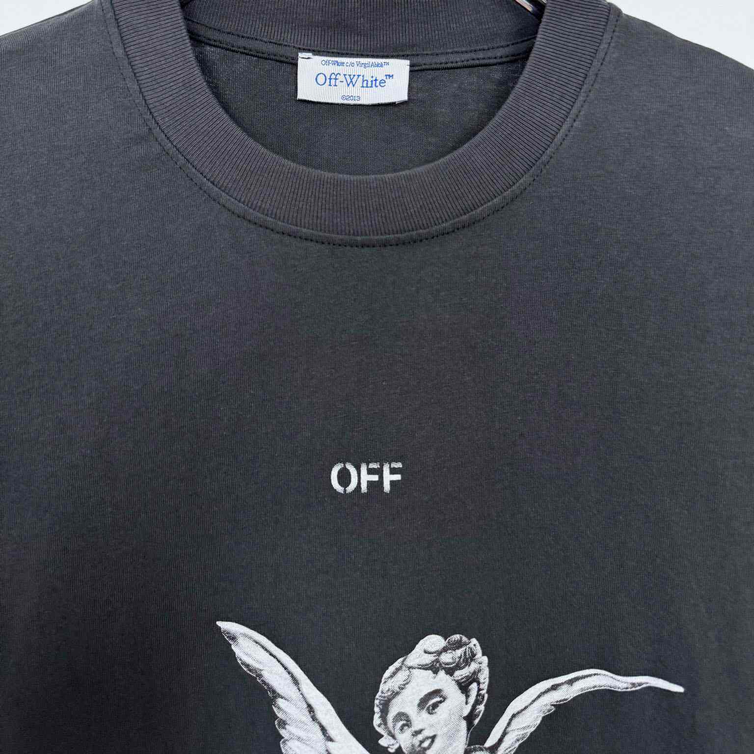 Off-White Putti Skate S/S Tee Vintage Black - White - EUR FASHION