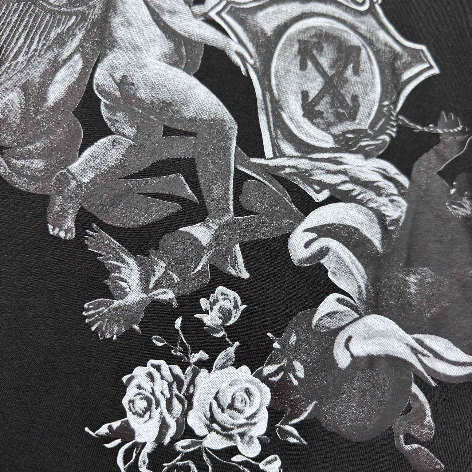 Off-White Putti Skate S/S Tee Vintage Black - White - EUR FASHION