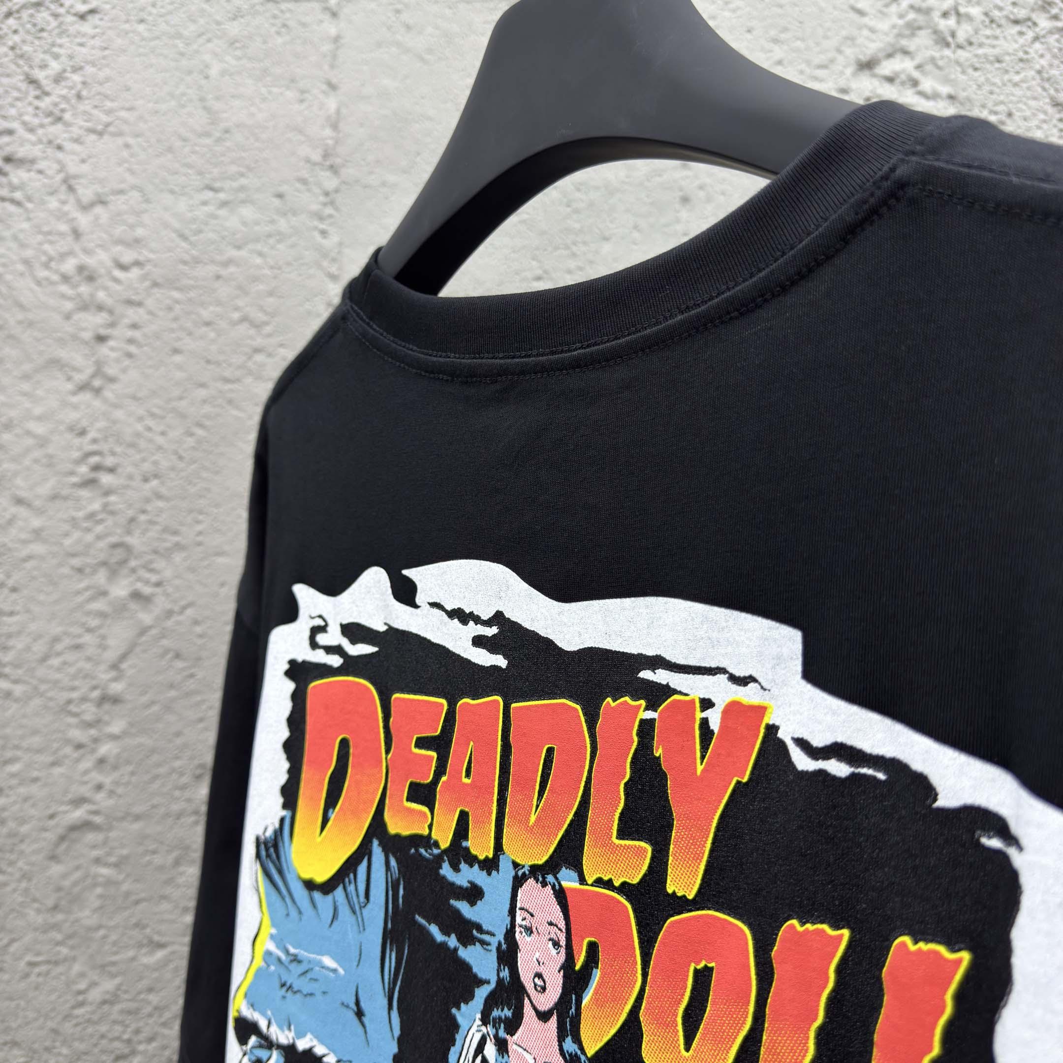 Chrome Hearts x Deadly Doll Short Sleeve Jersey  - EUR FASHION
