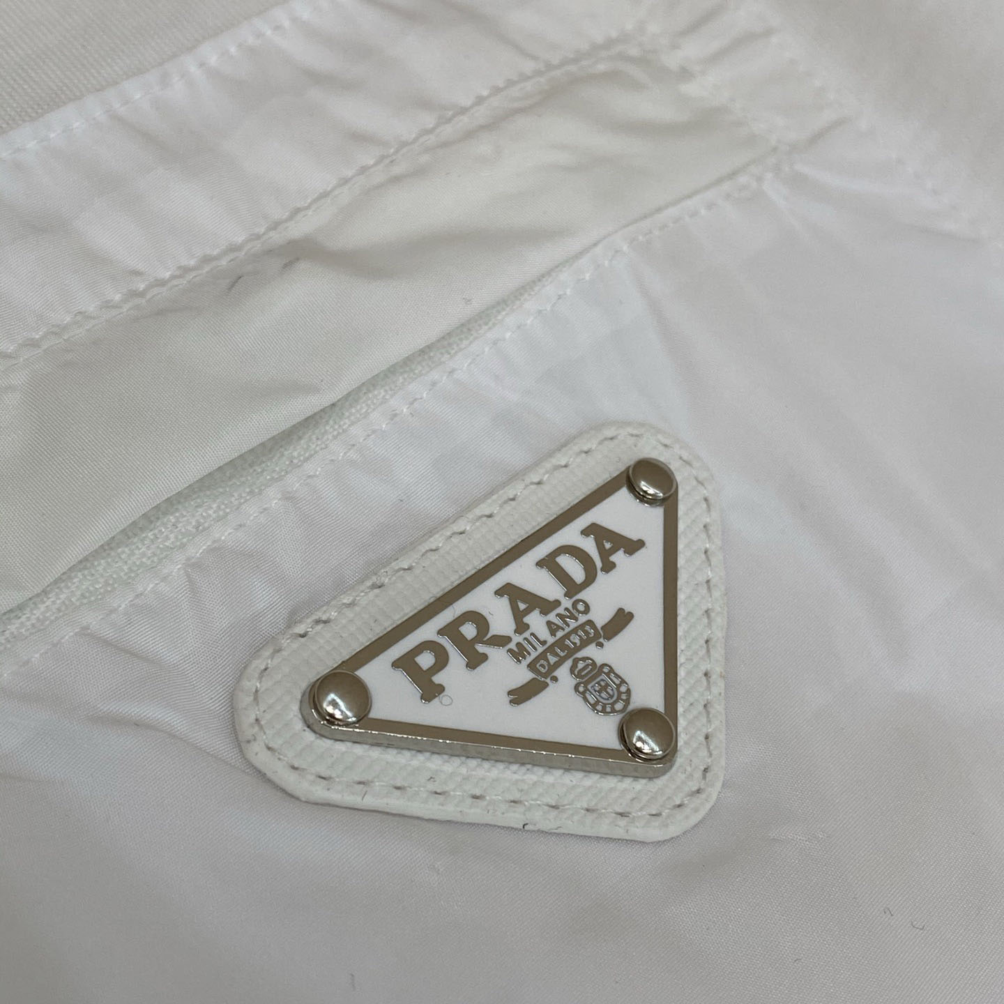 Prada Re-Nylon And Jersey T-shirt - EUR FASHION