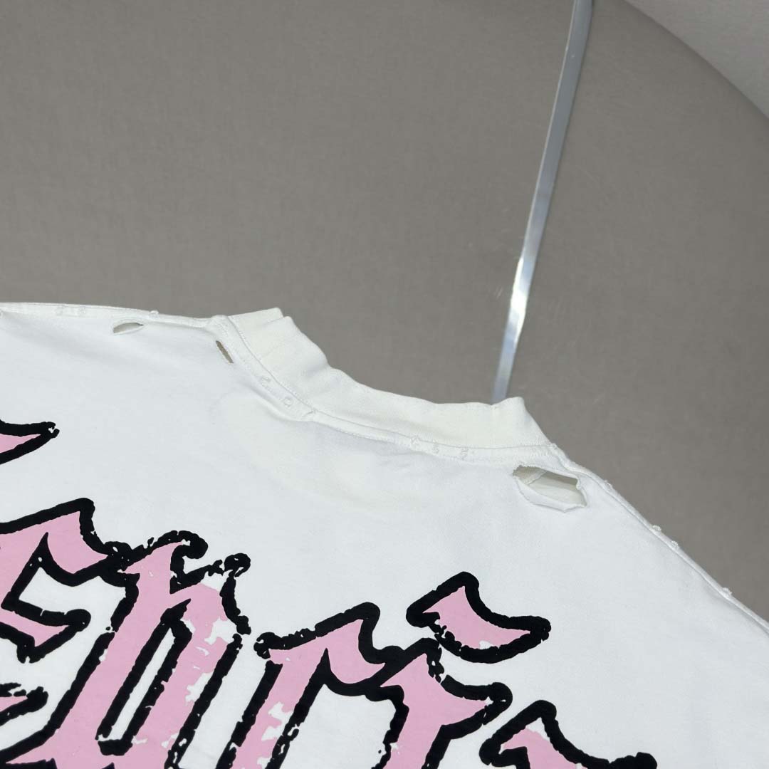 Balenciaga Blackletter Script Oversized T Shirt - EUR FASHION