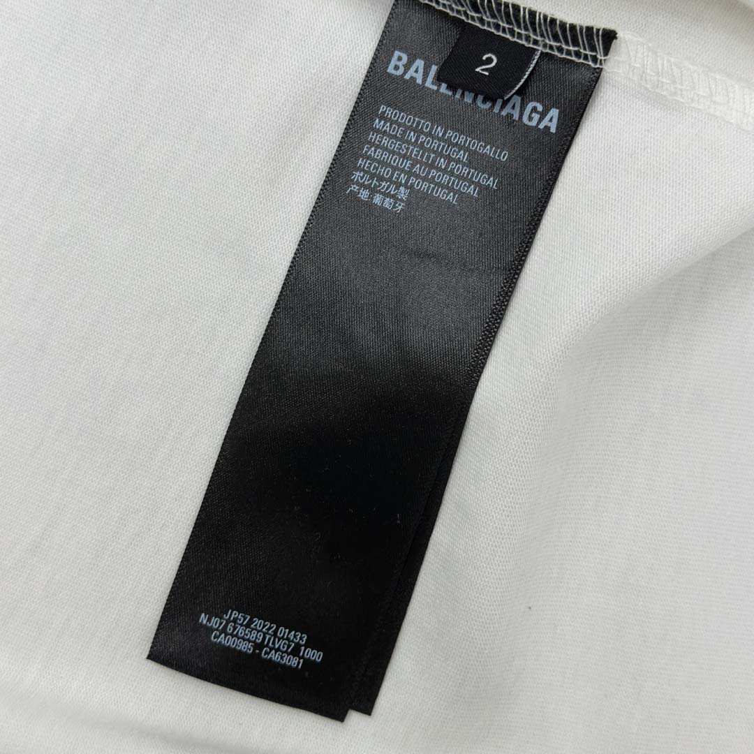 Balenciaga Blackletter Script Oversized T Shirt - EUR FASHION