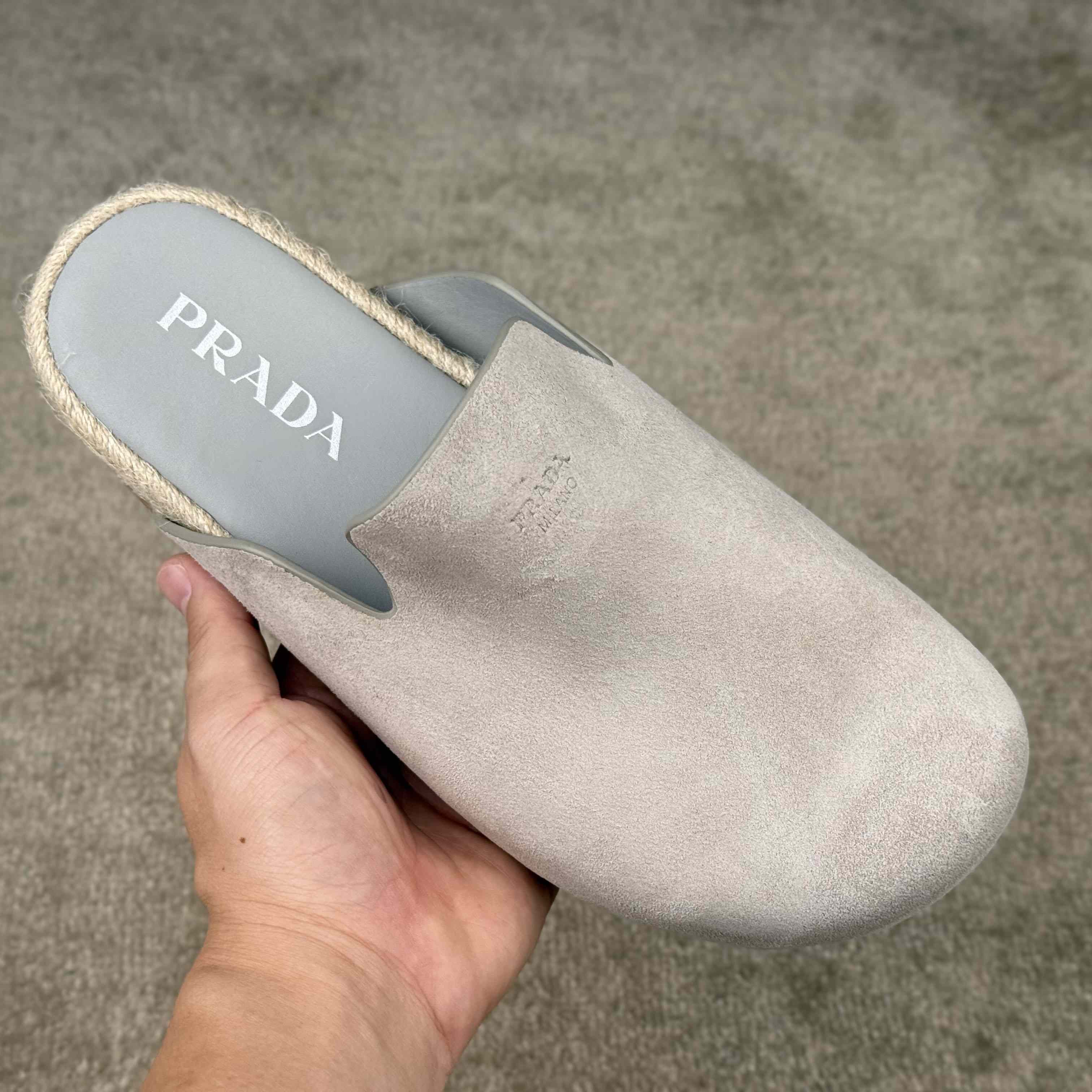 Prada Suede Mules - EUR FASHION