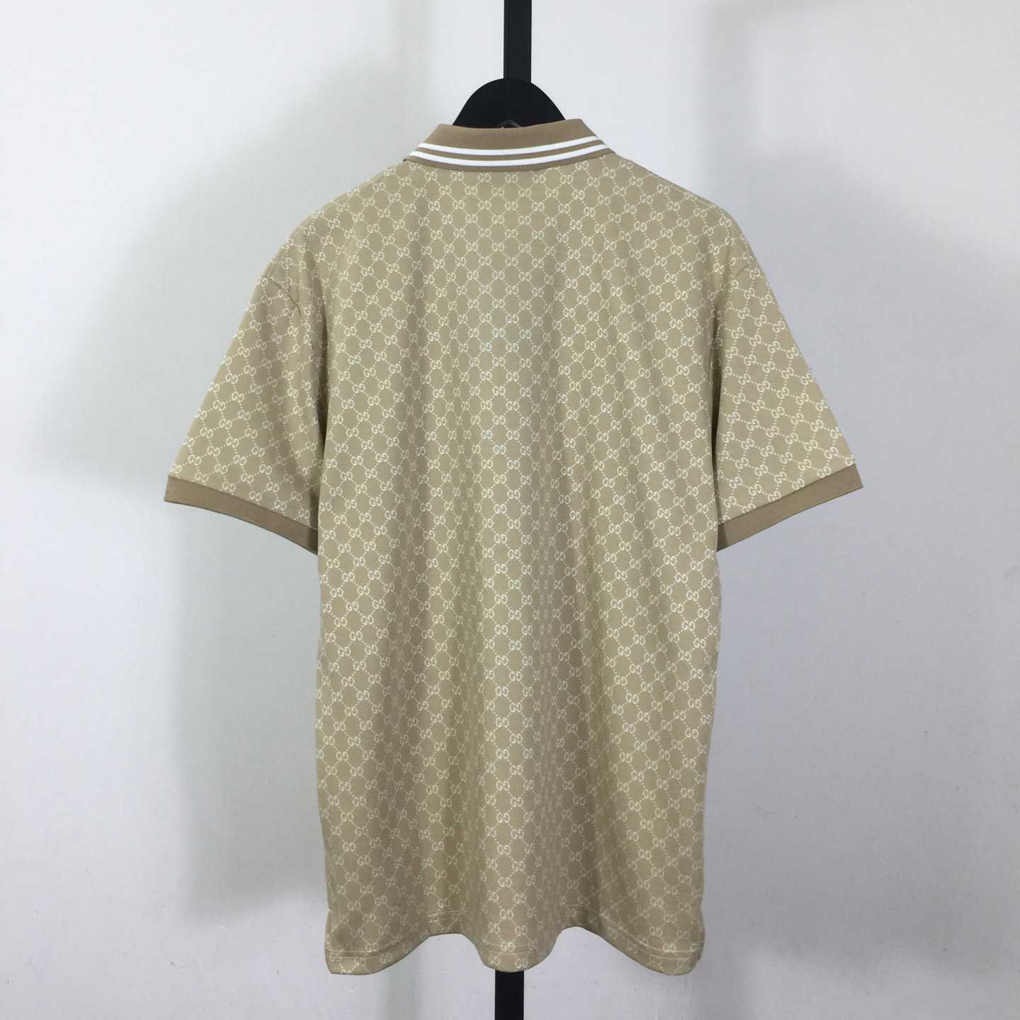 Gucci GG Cotton Jersey Jacquard Polo Shirt - EUR FASHION