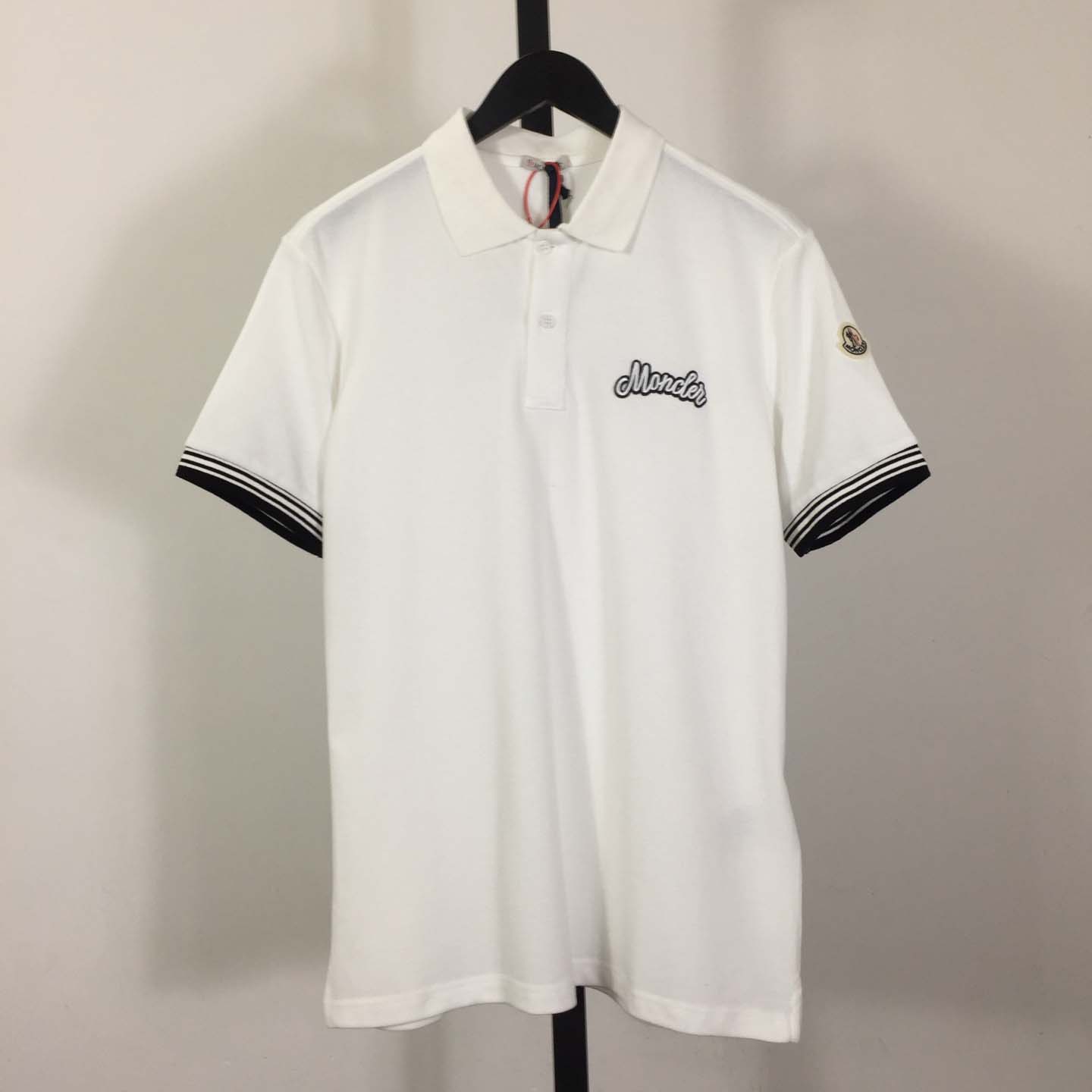 Moncler Logo Cotton Polo Shirt - EUR FASHION