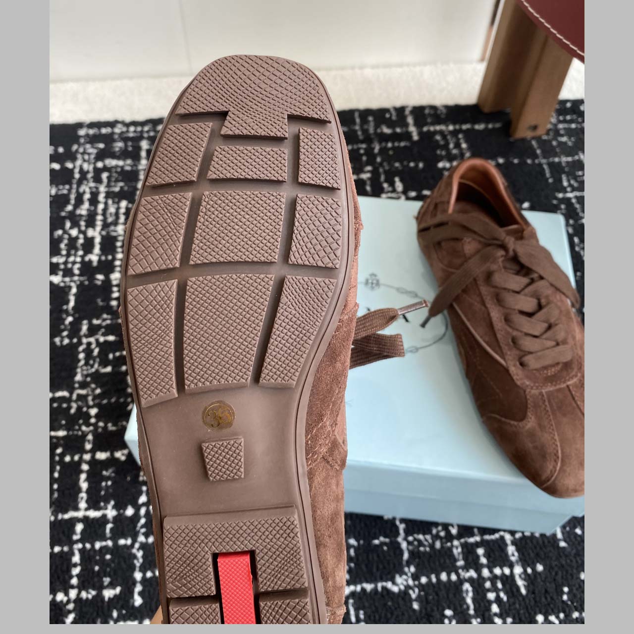 Prada Montecarlo Re-Edition 2005 Suede Sneakers - EUR FASHION