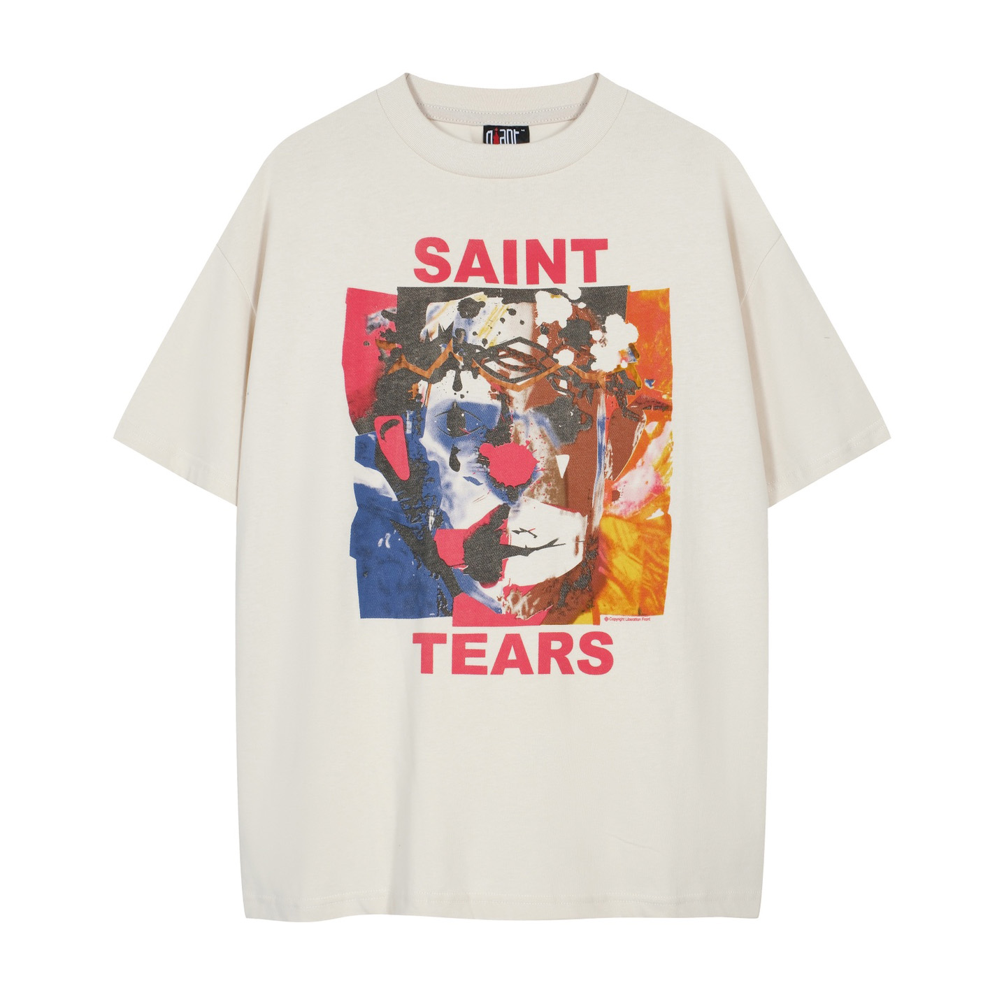 Saint Micheal Graphic-print Cotton T-shirt YF2013  (50% Off Sale) - EUR FASHION