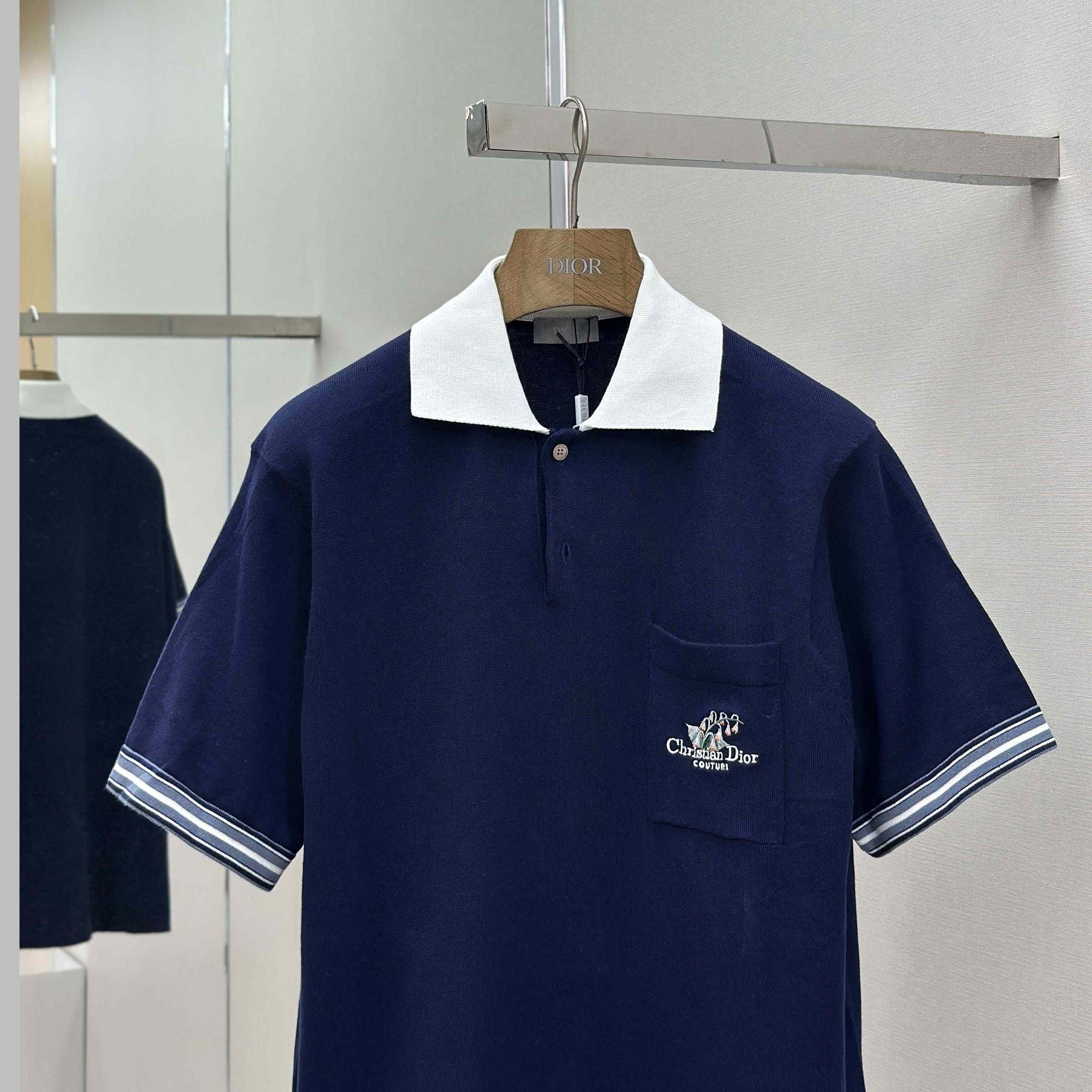 Christian Dior Couture Lily of the Valley Polo Shirt  - EUR FASHION