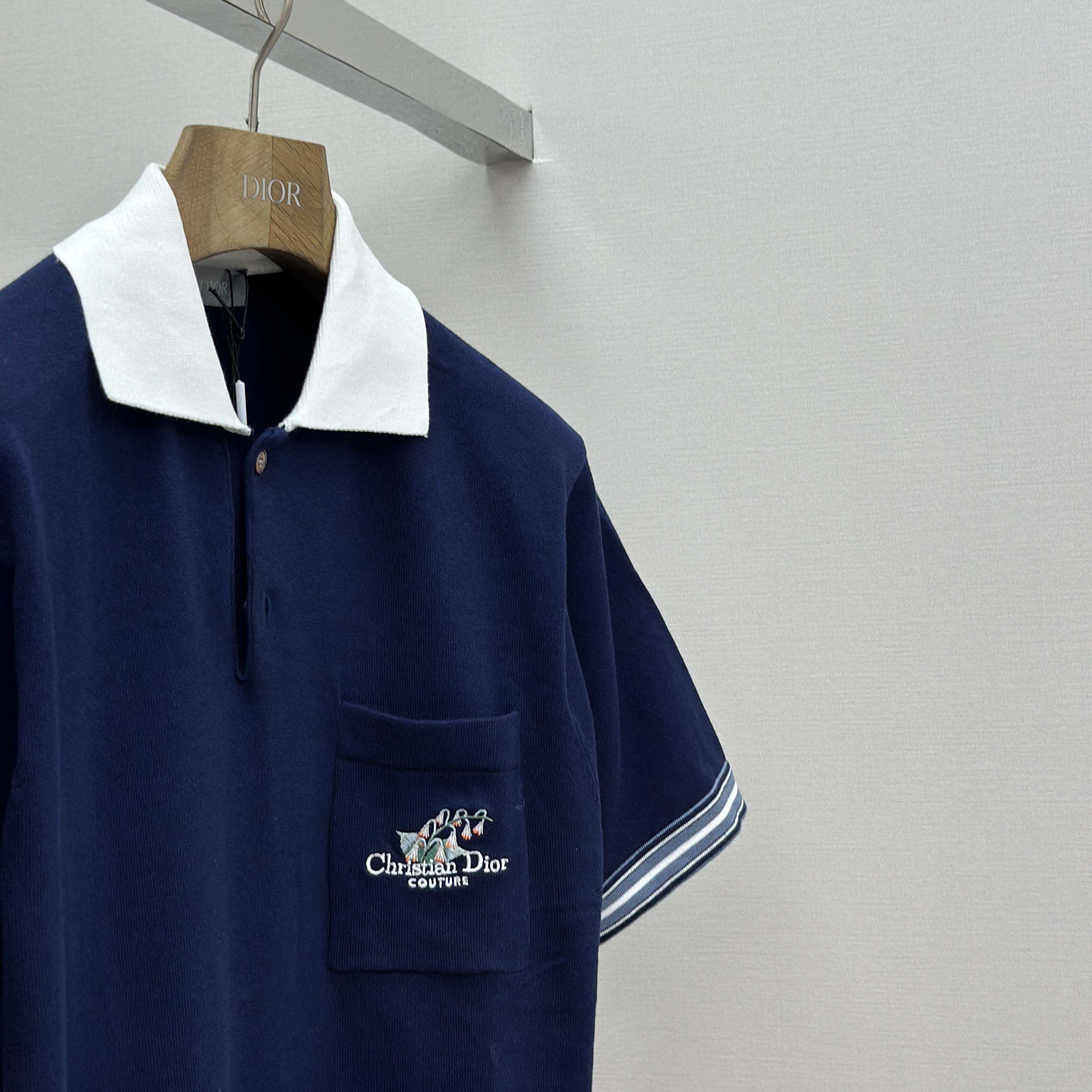 Christian Dior Couture Lily of the Valley Polo Shirt  - EUR FASHION