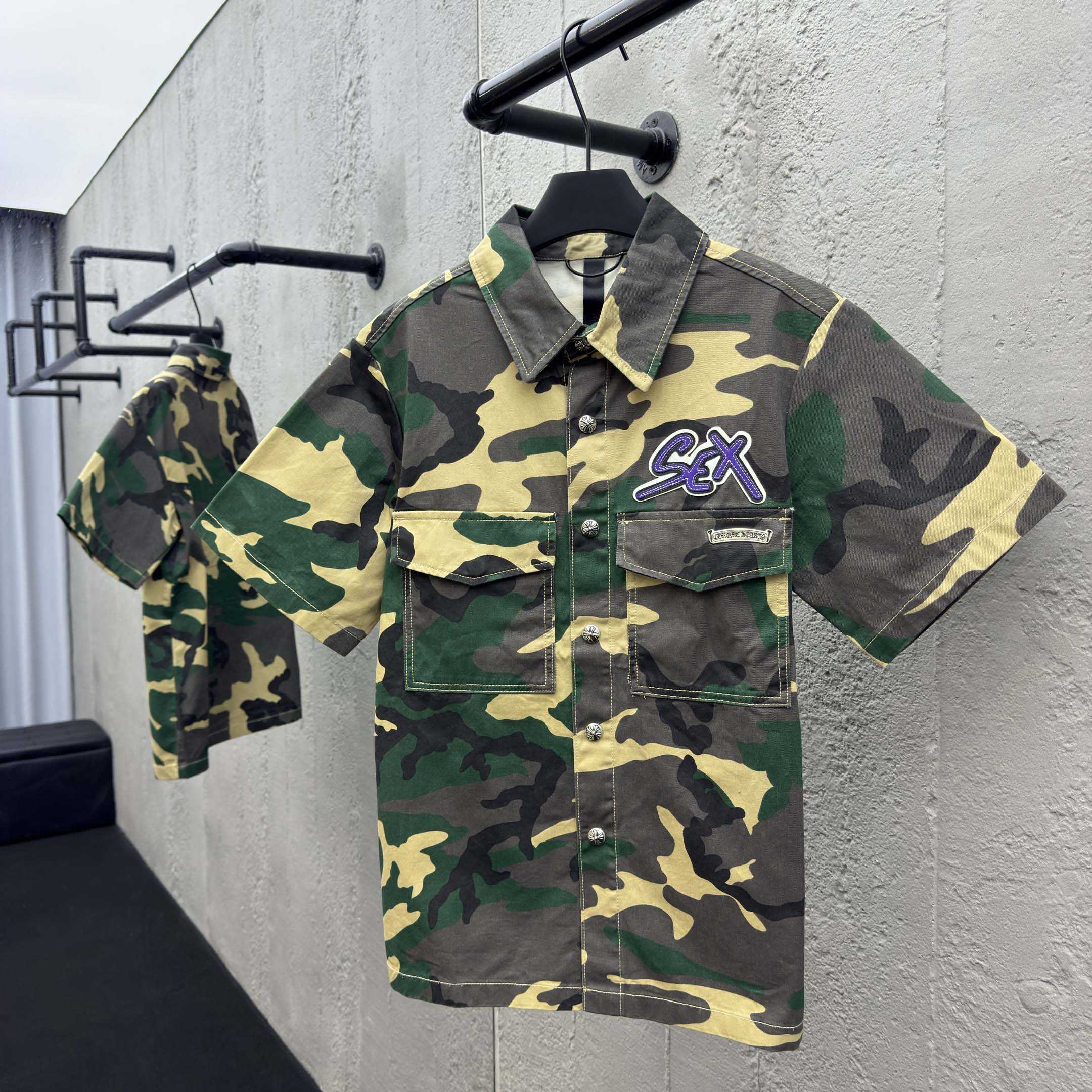 Chrome Hearts Sex Records Button Up Shirt - EUR FASHION