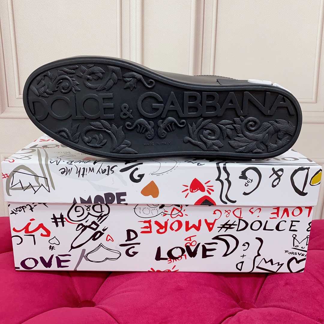 Dolce & Gabbana Logo Printed Portofino Sneakers(50% Off Sale)   xz800     - EUR FASHION