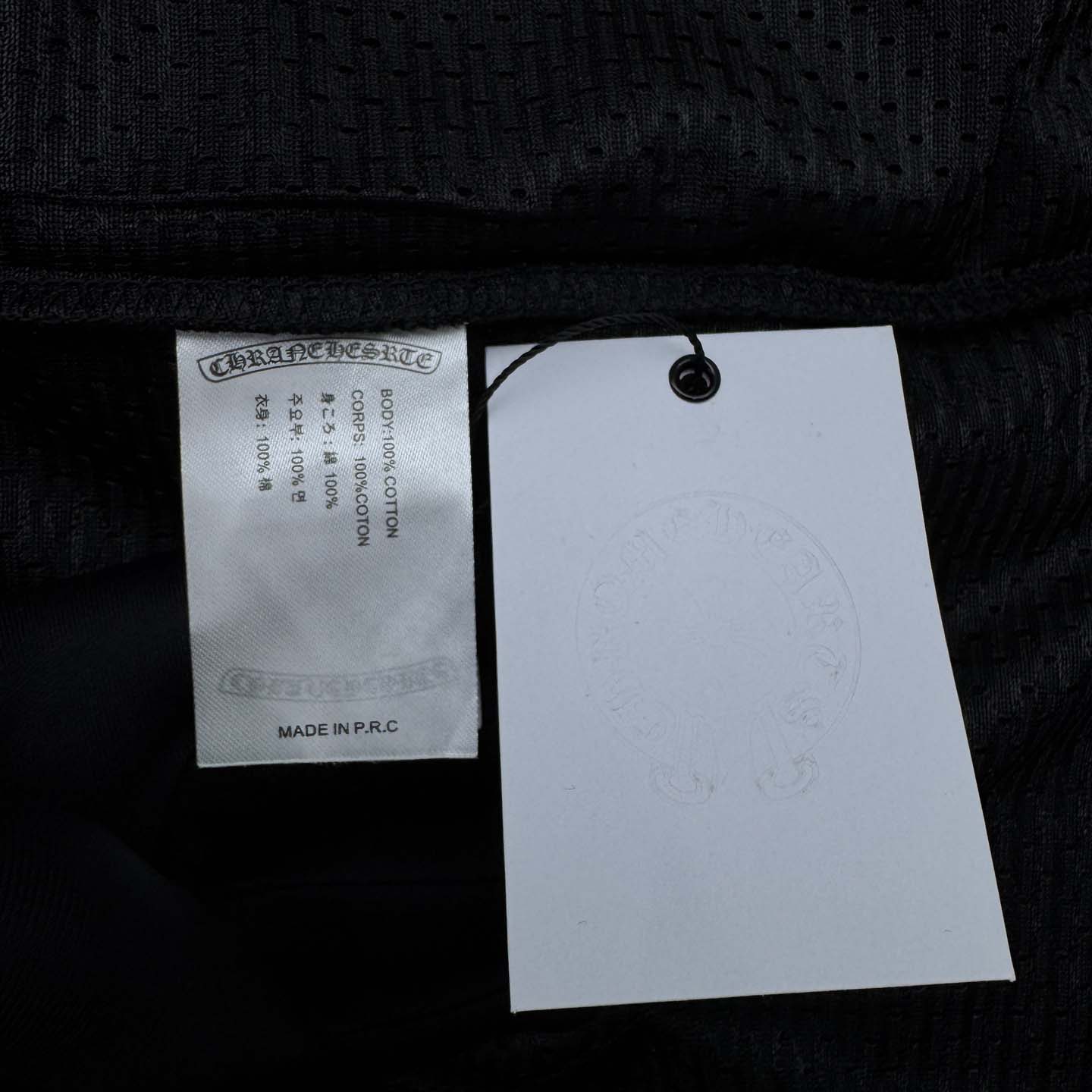 Chrome Hearts Stadium Mesh Short Sleeve Jersey Black - EUR FASHION