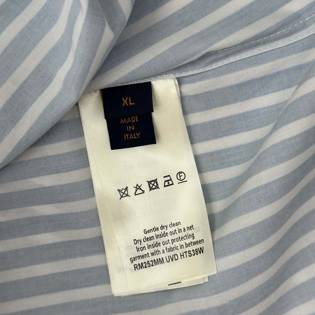 Louis Vuitton Monogram Patchwork Striped Shirt     1AHVWM - EUR FASHION