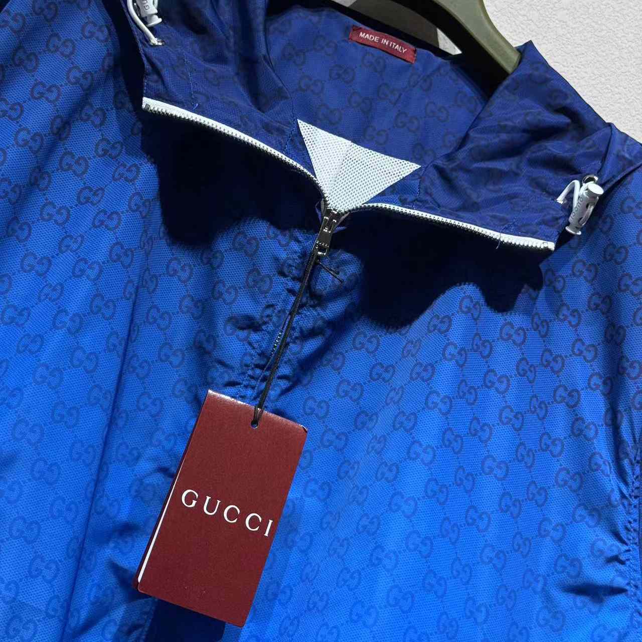 Gucci Printed Technical Poplin Zip Jacket - EUR FASHION