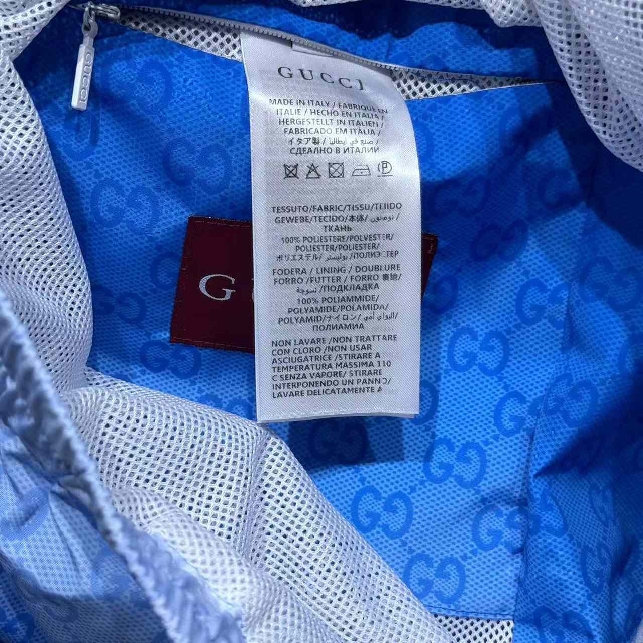 Gucci Printed Technical Poplin Zip Jacket - EUR FASHION