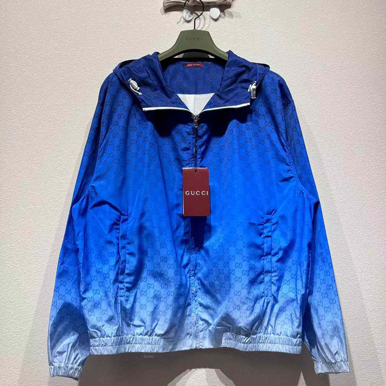 Gucci Printed Technical Poplin Zip Jacket - EUR FASHION