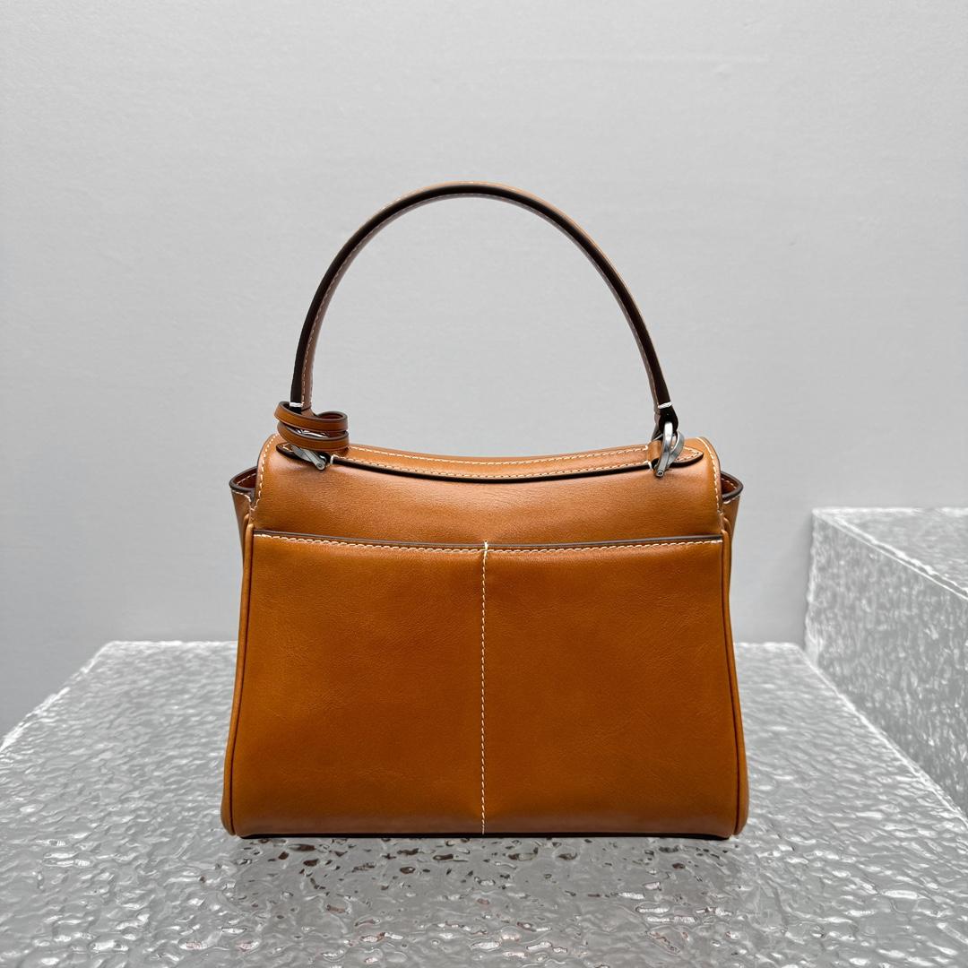 Balenciaga Rodeo Handbag Mini In Tan Cowboy - EUR FASHION