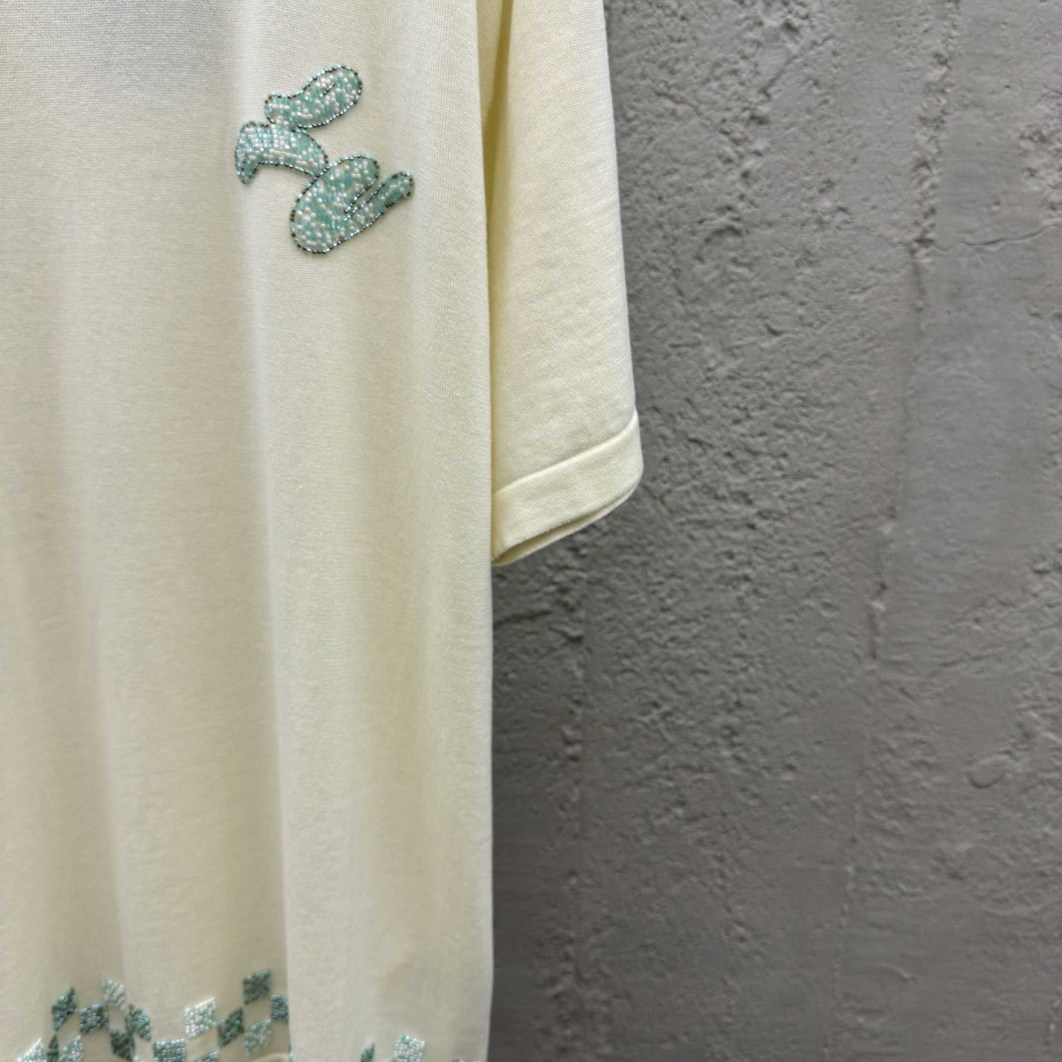 Louis Vuitton Embellished Short-Sleeved Crewneck   1AHVOA - EUR FASHION
