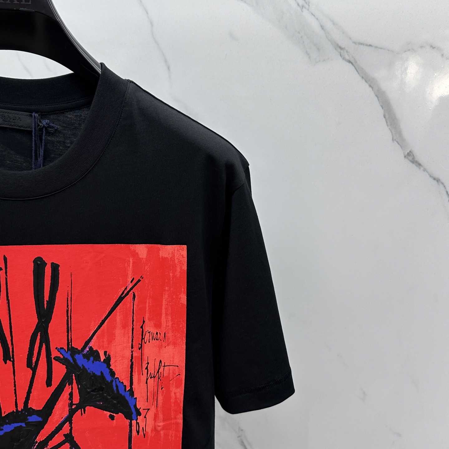 Prada Print Jersey T-shirt - EUR FASHION