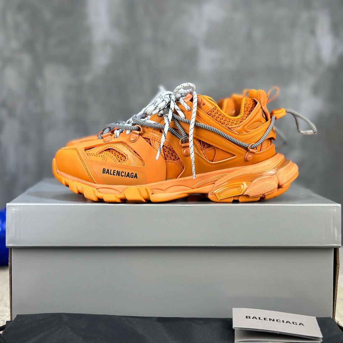 Balenciaga Track Trail Laces Sneaker In Orange   - EUR FASHION