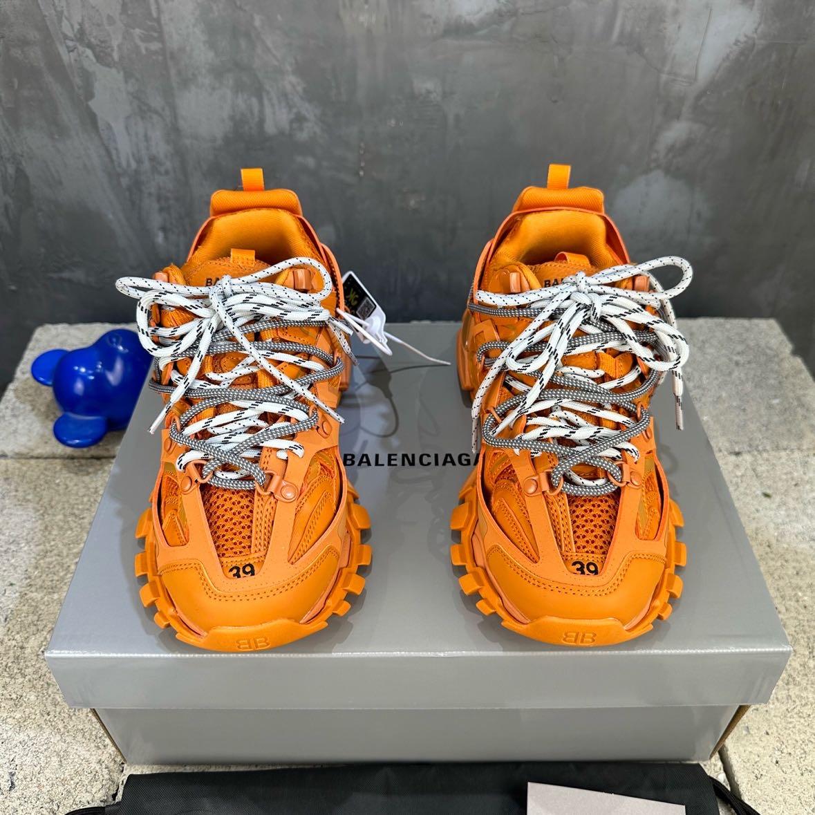 Balenciaga Track Trail Laces Sneaker In Orange   - EUR FASHION