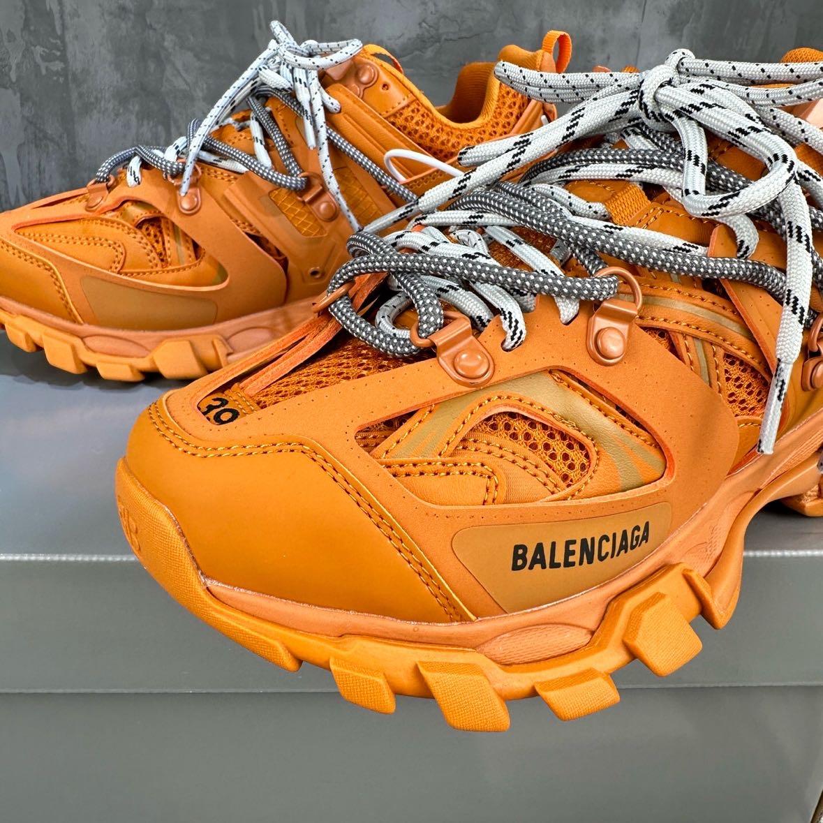 Balenciaga Track Trail Laces Sneaker In Orange   - EUR FASHION