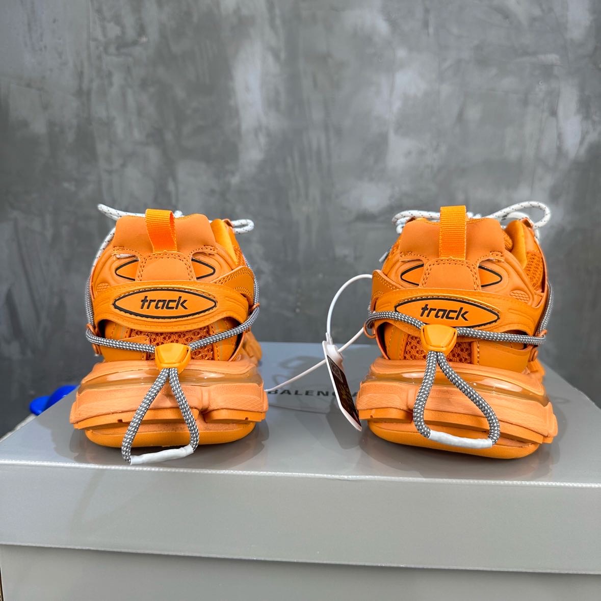 Balenciaga Track Trail Laces Sneaker In Orange   - EUR FASHION