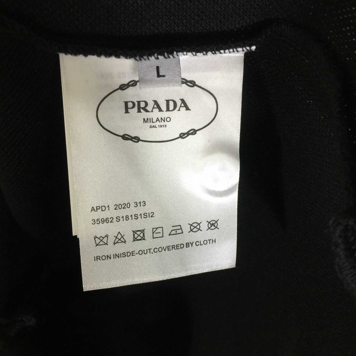 Prada Logo Cotton Polo Shirt - EUR FASHION