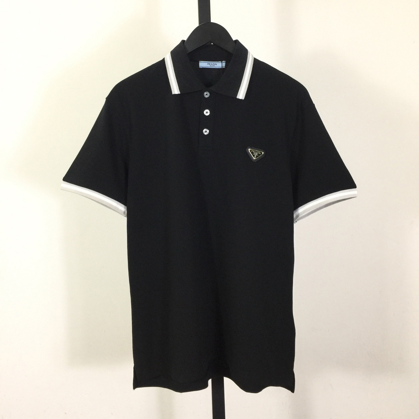 Prada Logo Cotton Polo Shirt - EUR FASHION