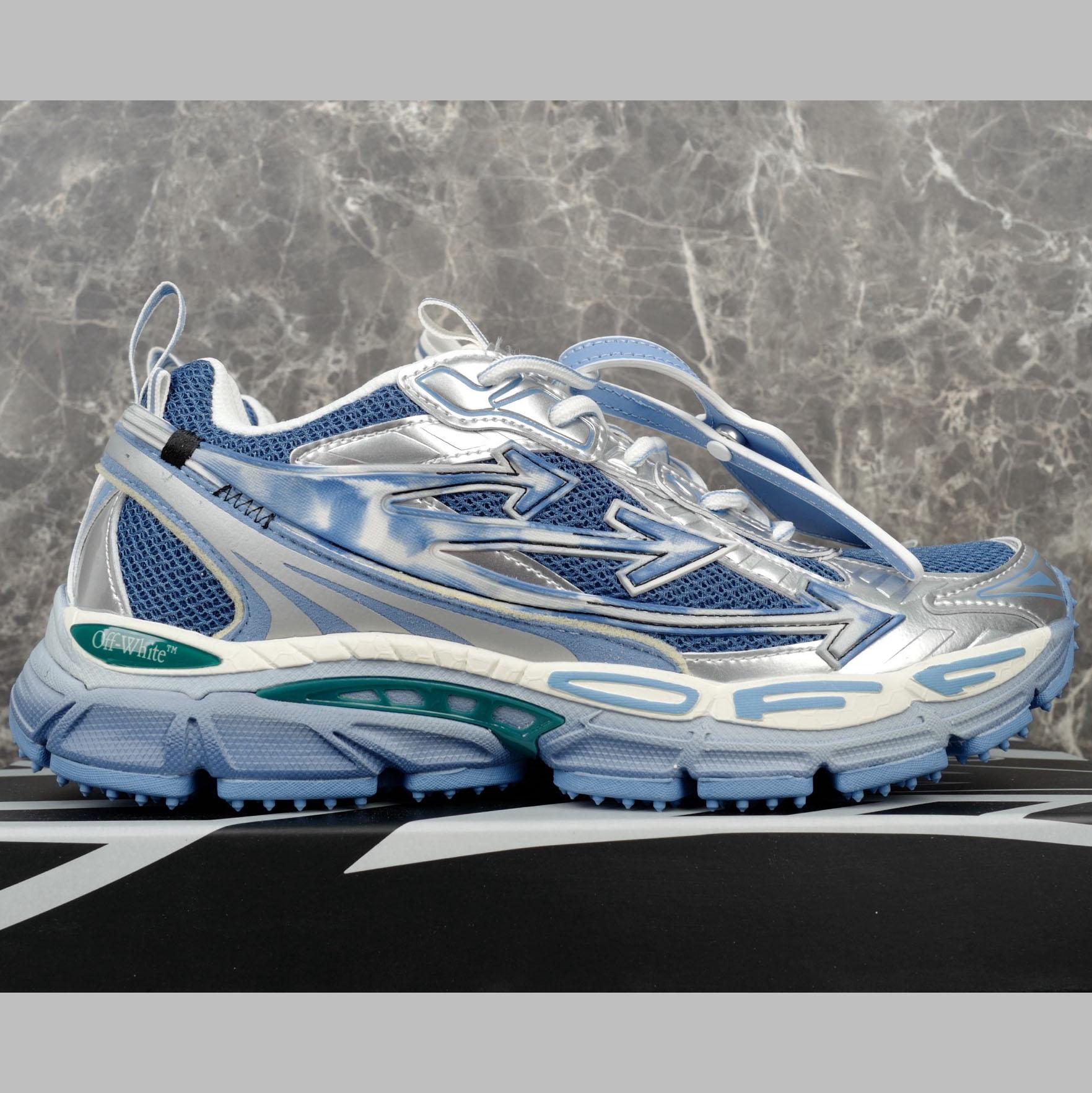 Off-White Silver/Blue Be Right Back - EUR FASHION