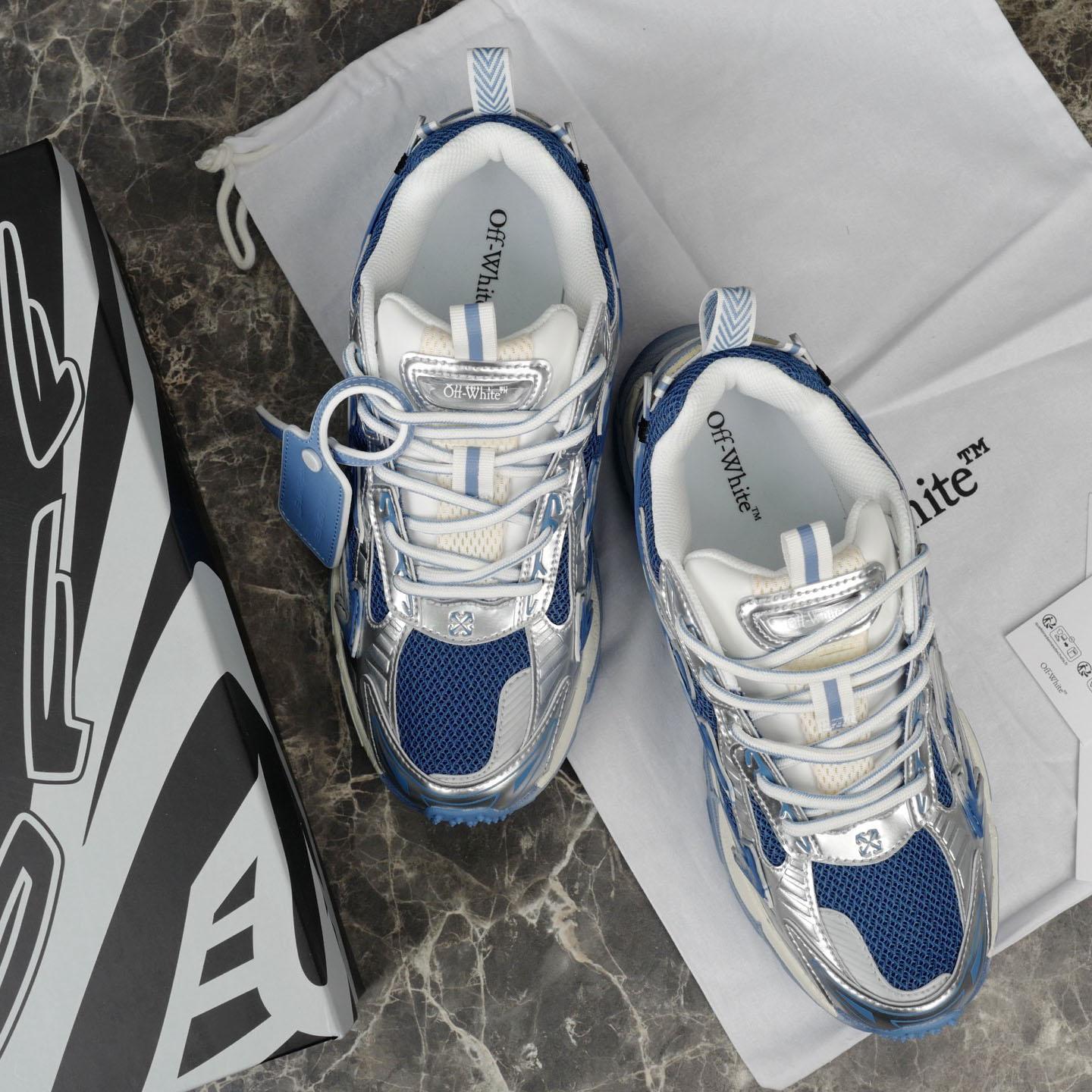 Off-White Silver/Blue Be Right Back - EUR FASHION