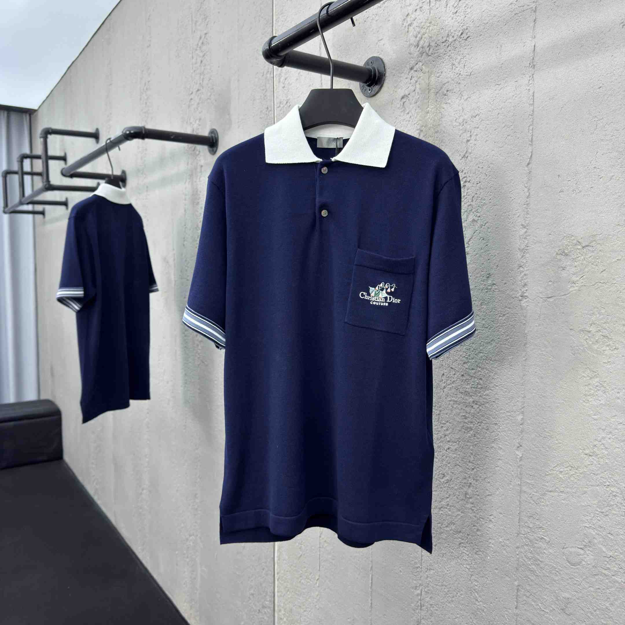 Christian Dior Couture Lily of the Valley Polo Shirt  - EUR FASHION