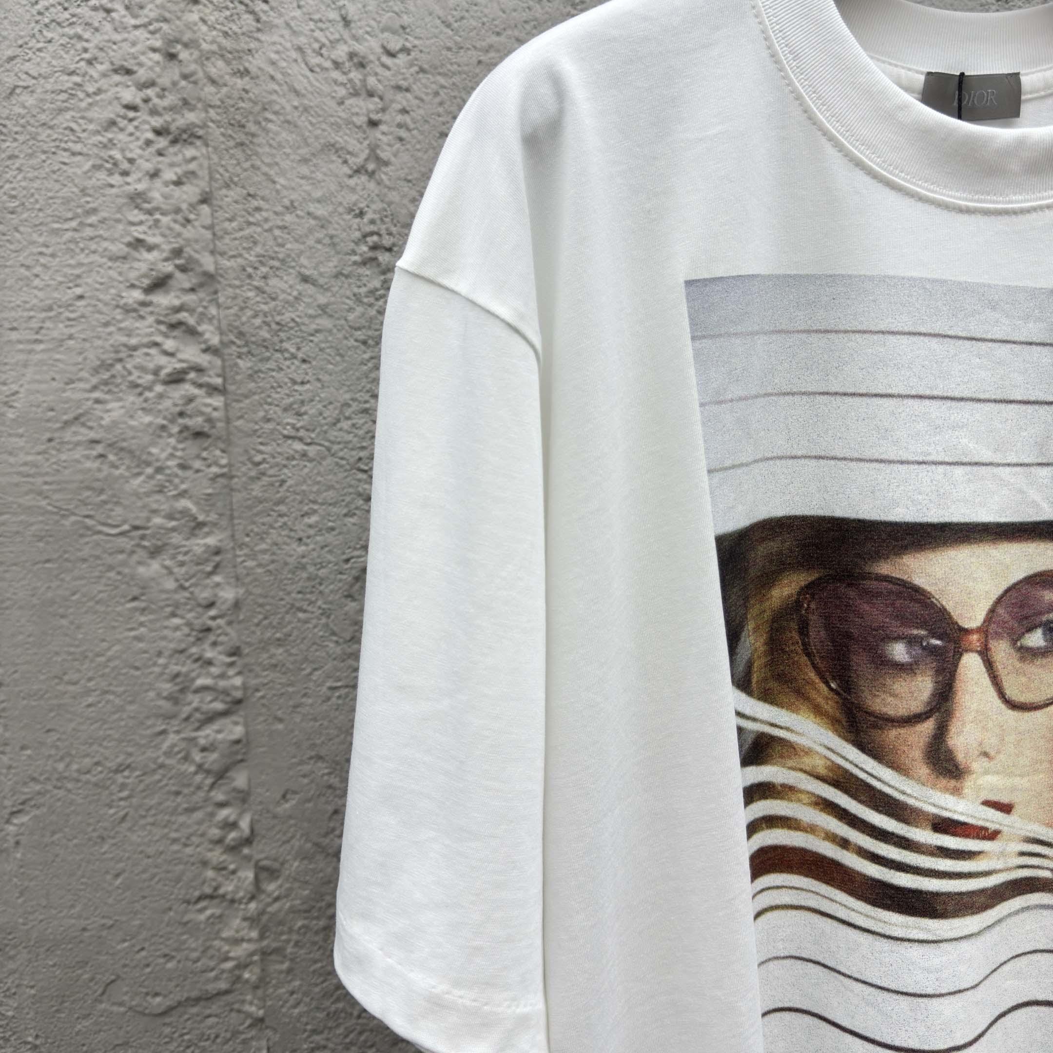 Dior Heritage Printed T-Shirt, Regular Fit    - EUR FASHION