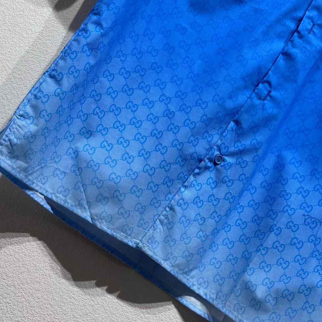 Gucci Printed Cotton Poplin Bowling Shirt - EUR FASHION