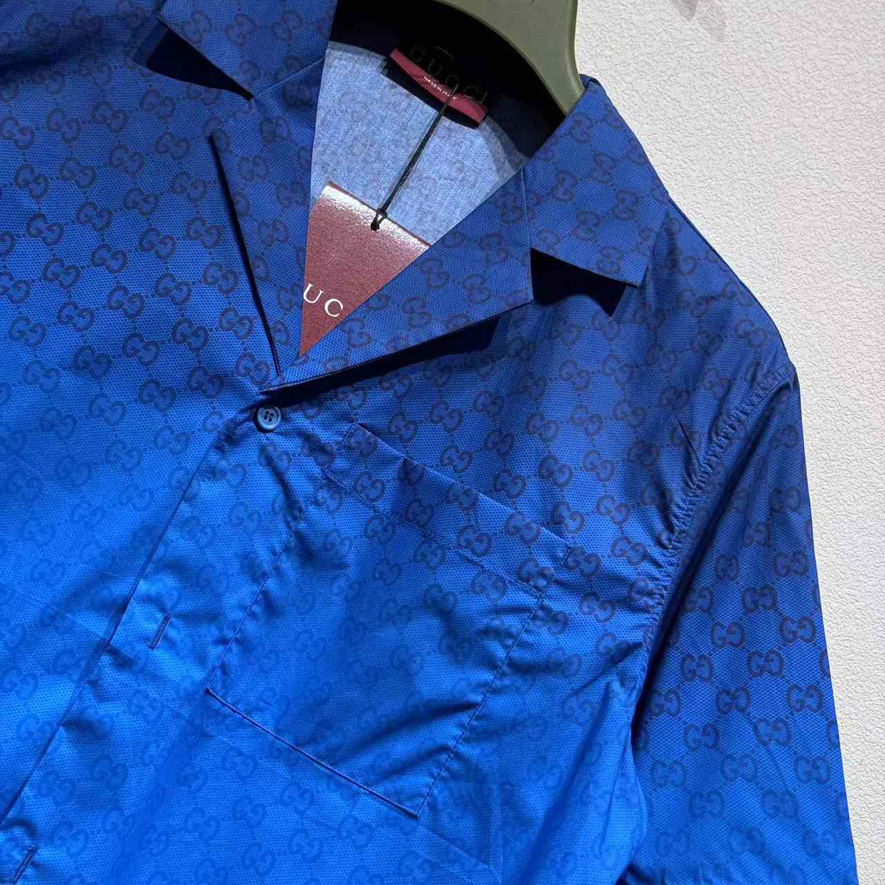 Gucci Printed Cotton Poplin Bowling Shirt - EUR FASHION