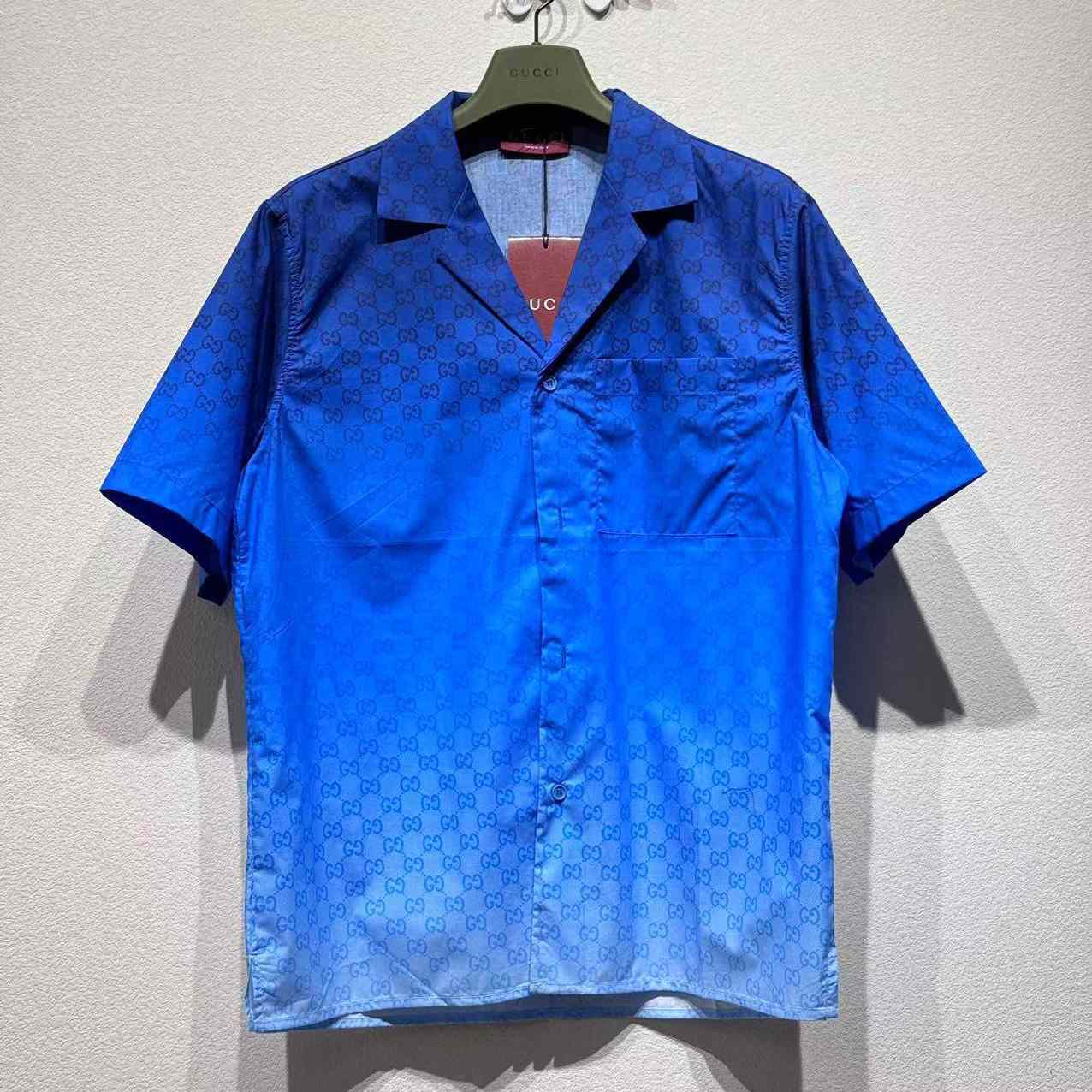 Gucci Printed Cotton Poplin Bowling Shirt - EUR FASHION
