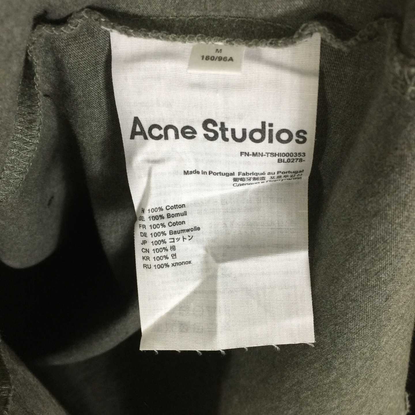 Acne Studios Relaxed Fit Logo T-shirt - EUR FASHION