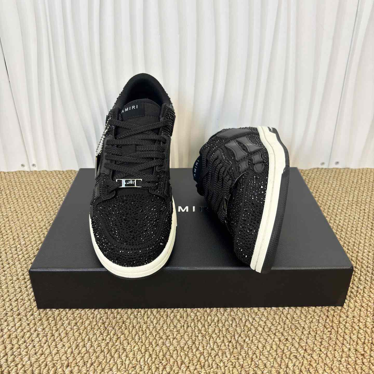 Amiri Crystal Skel-top Low Sneaker - EUR FASHION