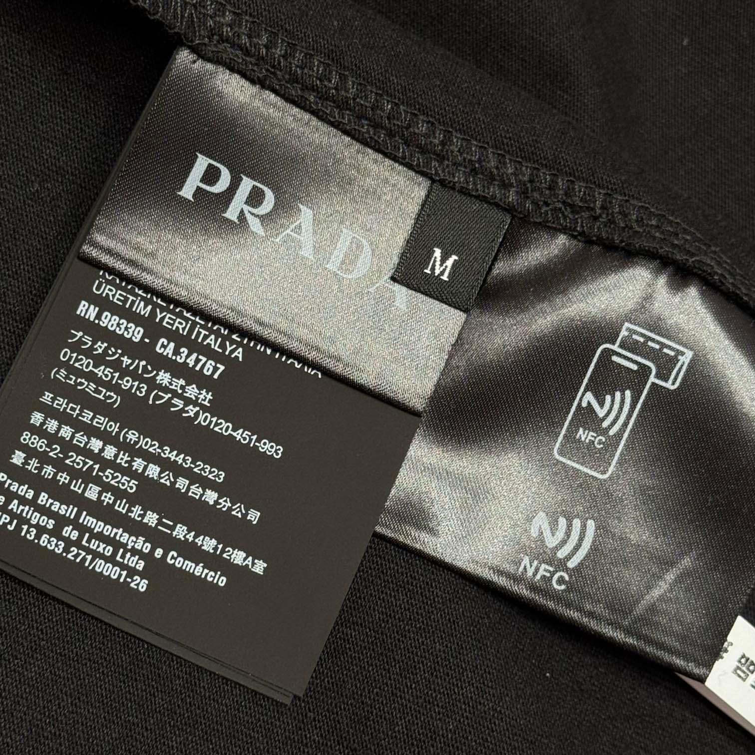 Prada Logo-print Layered-detail T-shirt - EUR FASHION