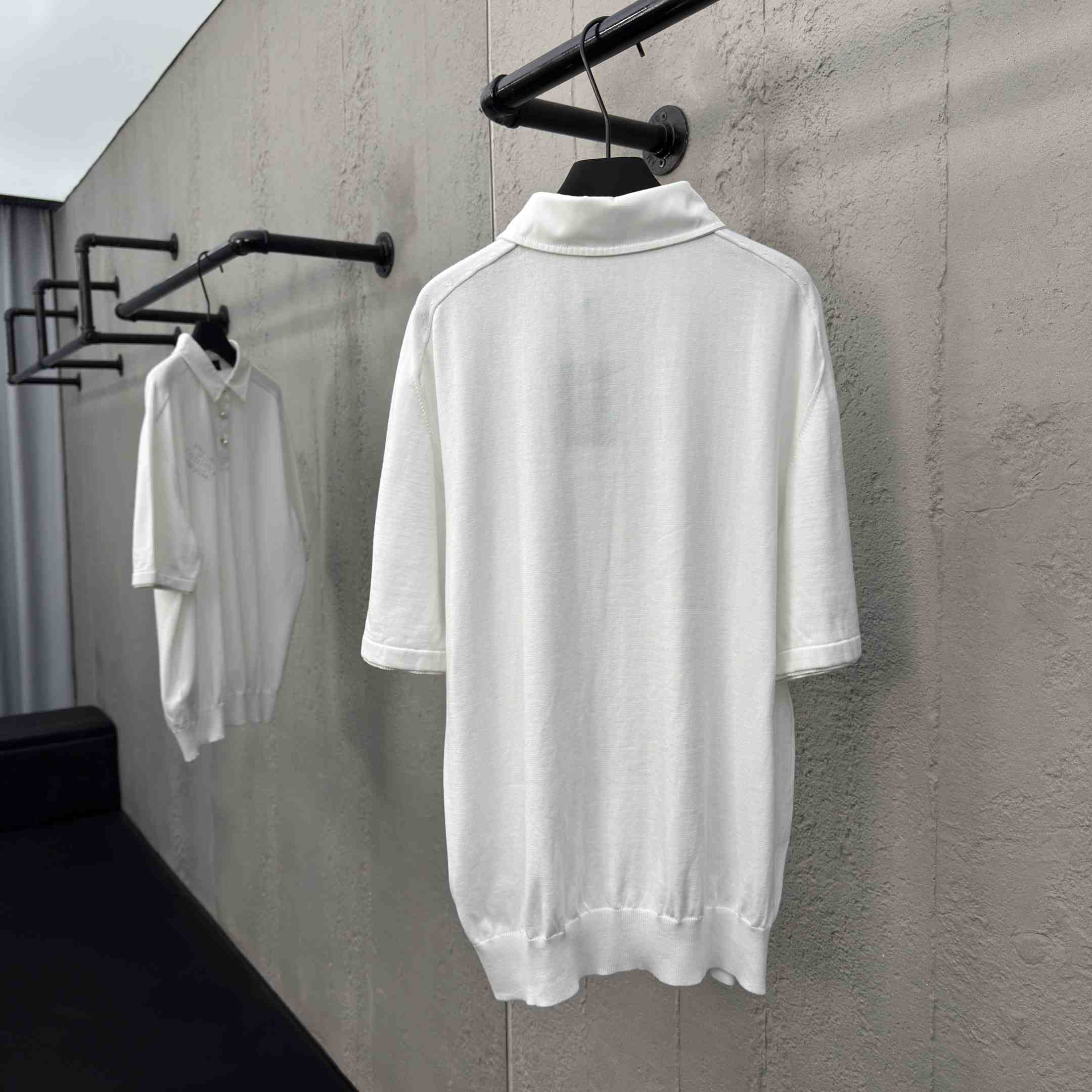 Louis Vuitton Embroidered Short-Sleeved Cotton Blend Polo Shirt   1AFQQA - EUR FASHION