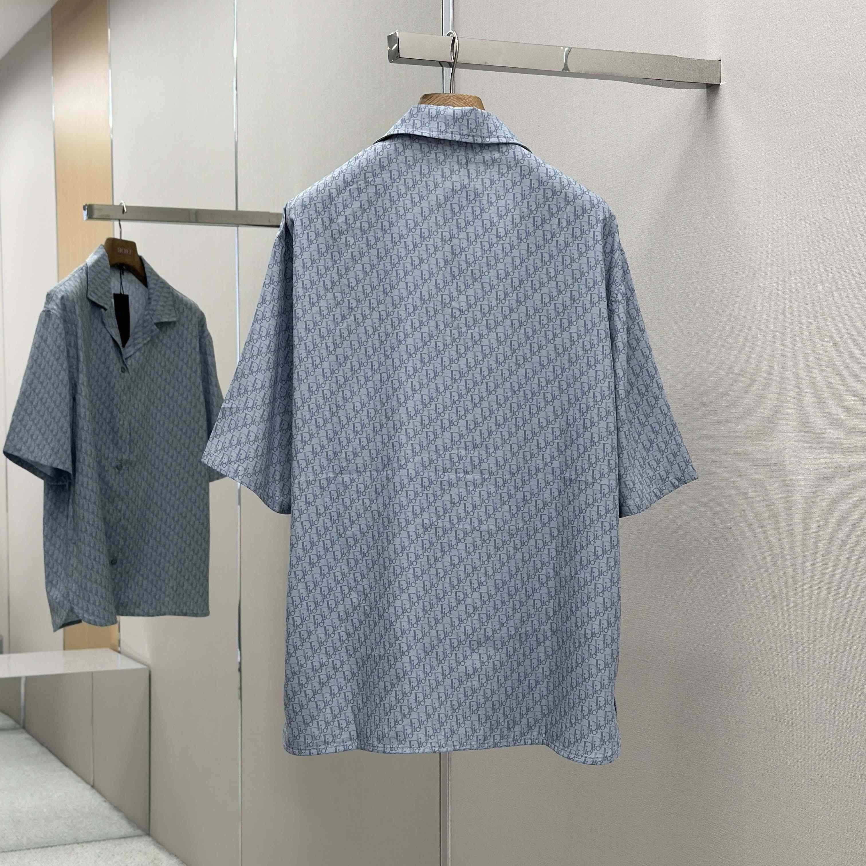 Dior Oblique Short-Sleeved Shirt - EUR FASHION