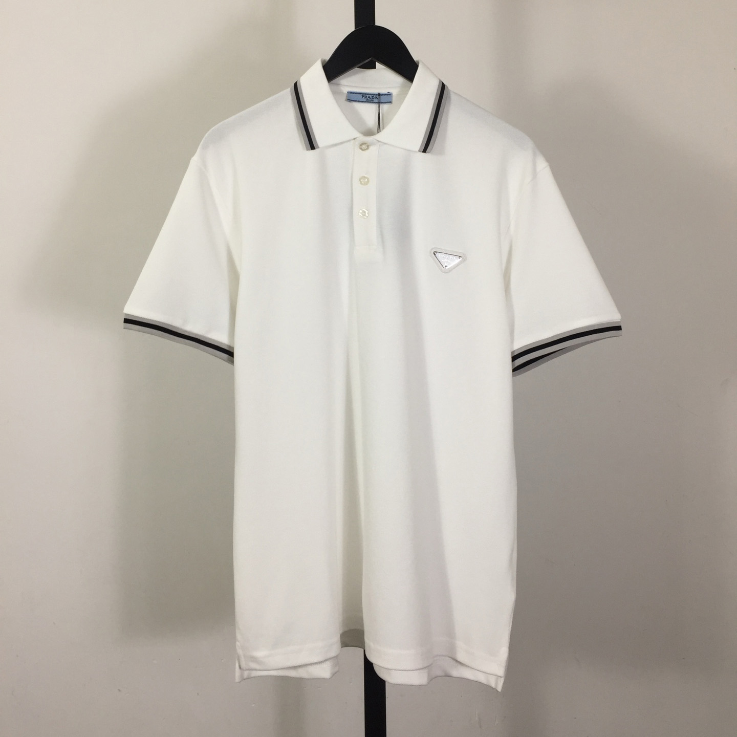 Prada Logo Cotton Polo Shirt - EUR FASHION