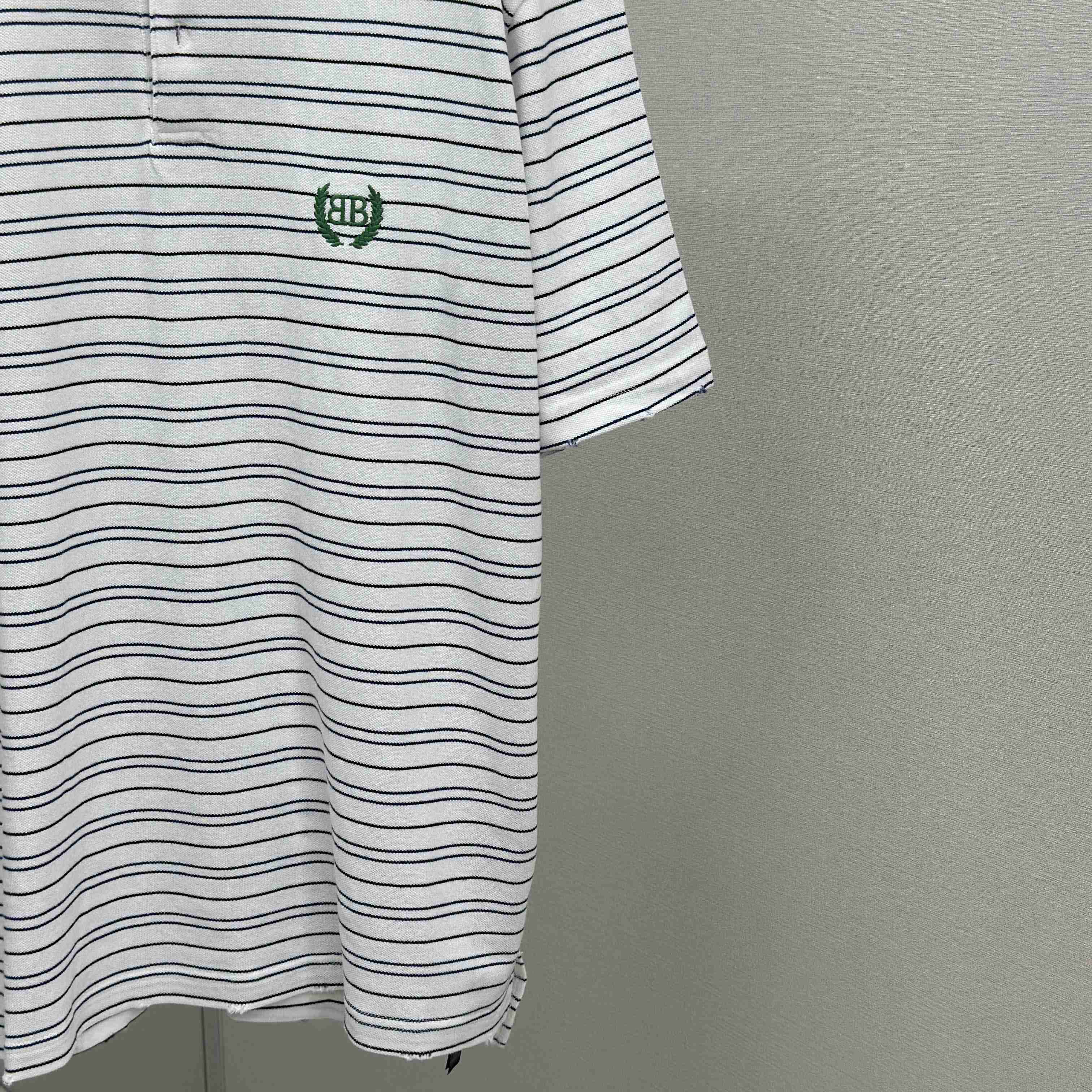 Balenciaga Logo-embroidered Polo Shirt - EUR FASHION