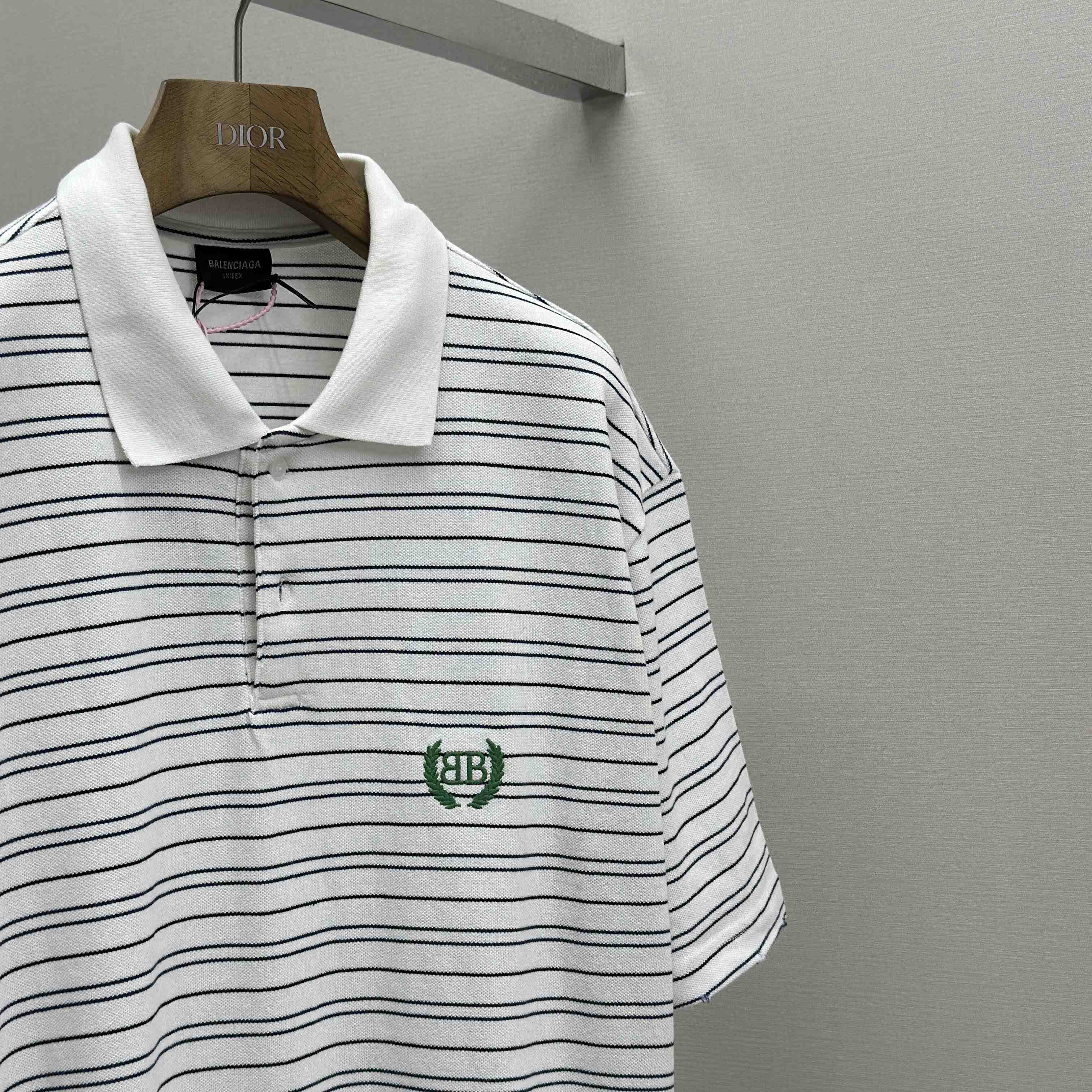Balenciaga Logo-embroidered Polo Shirt - EUR FASHION